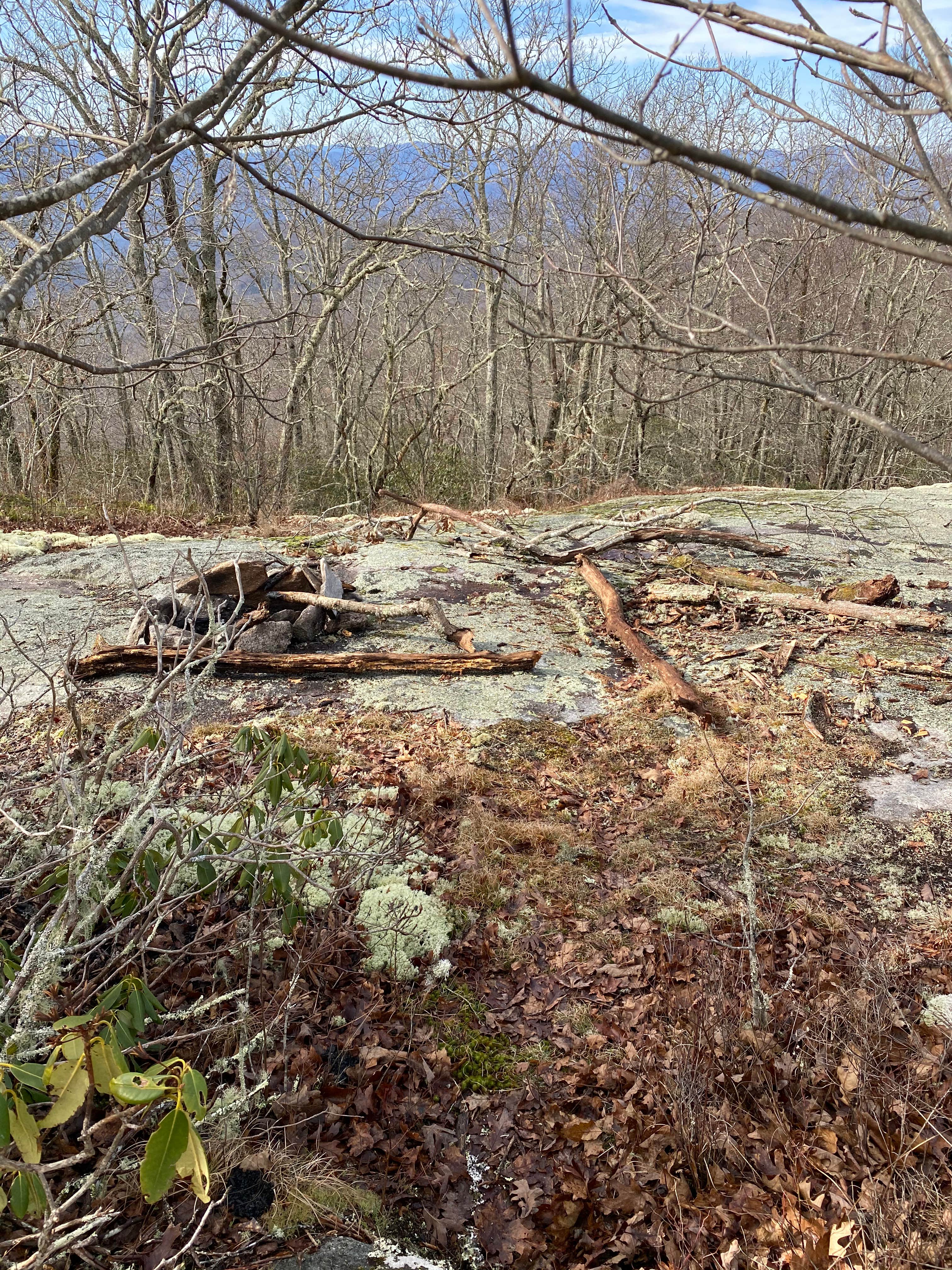 Camper-submitted photo at Whiterock Mountain Backcountry Campsite near Otto, NC