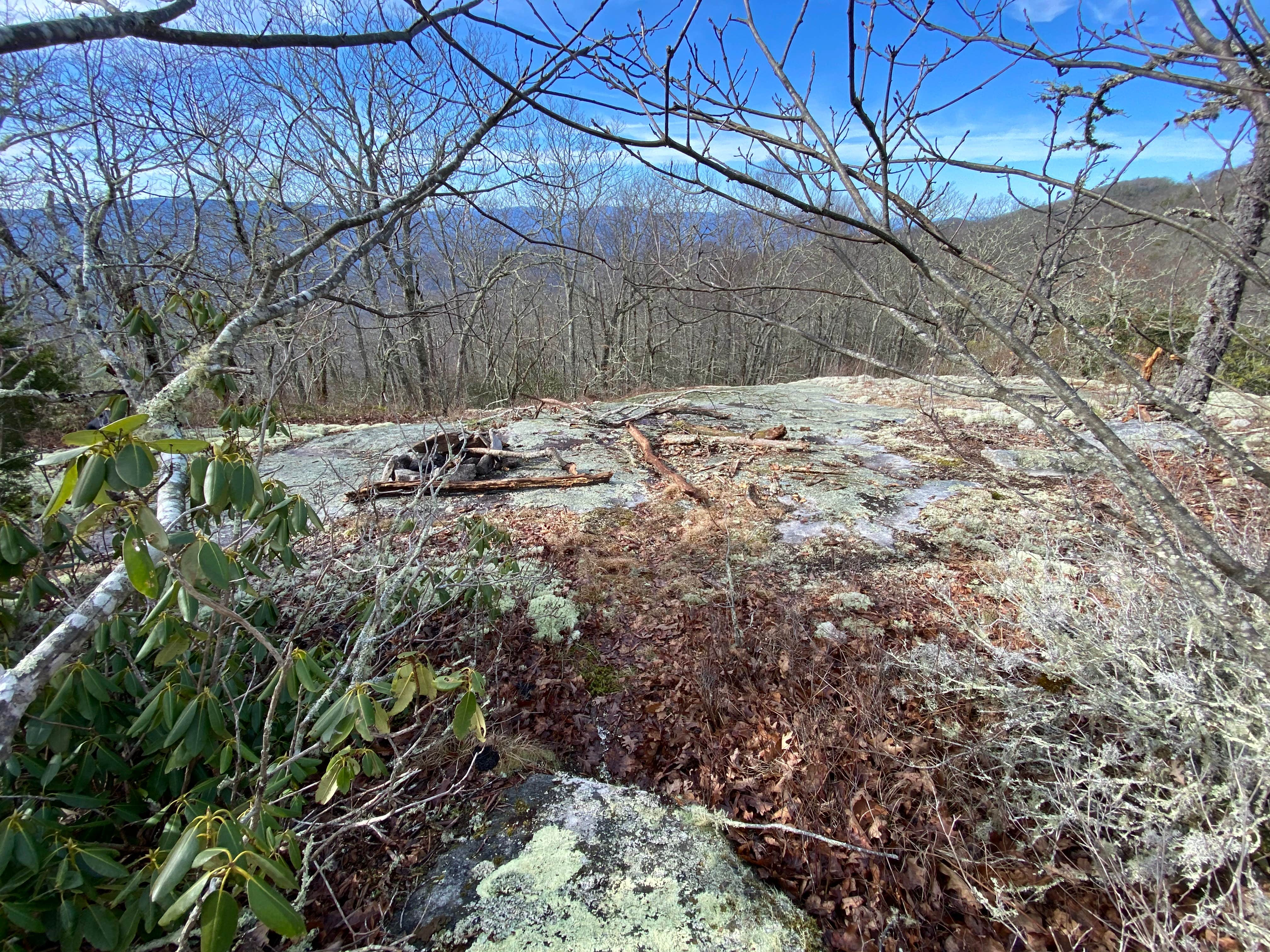 Camper-submitted photo at Whiterock Mountain Backcountry Campsite near Otto, NC