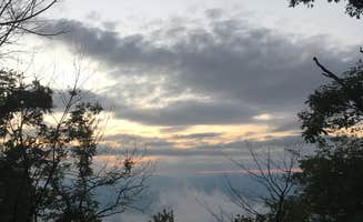 Asher K.'s photo of a dispersed camping area at Wesser Bald Fire Tower near Maggie Valley, NC