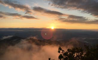 Asher K.'s photo of a dispersed camping area at Wesser Bald Fire Tower near Tallassee, TN