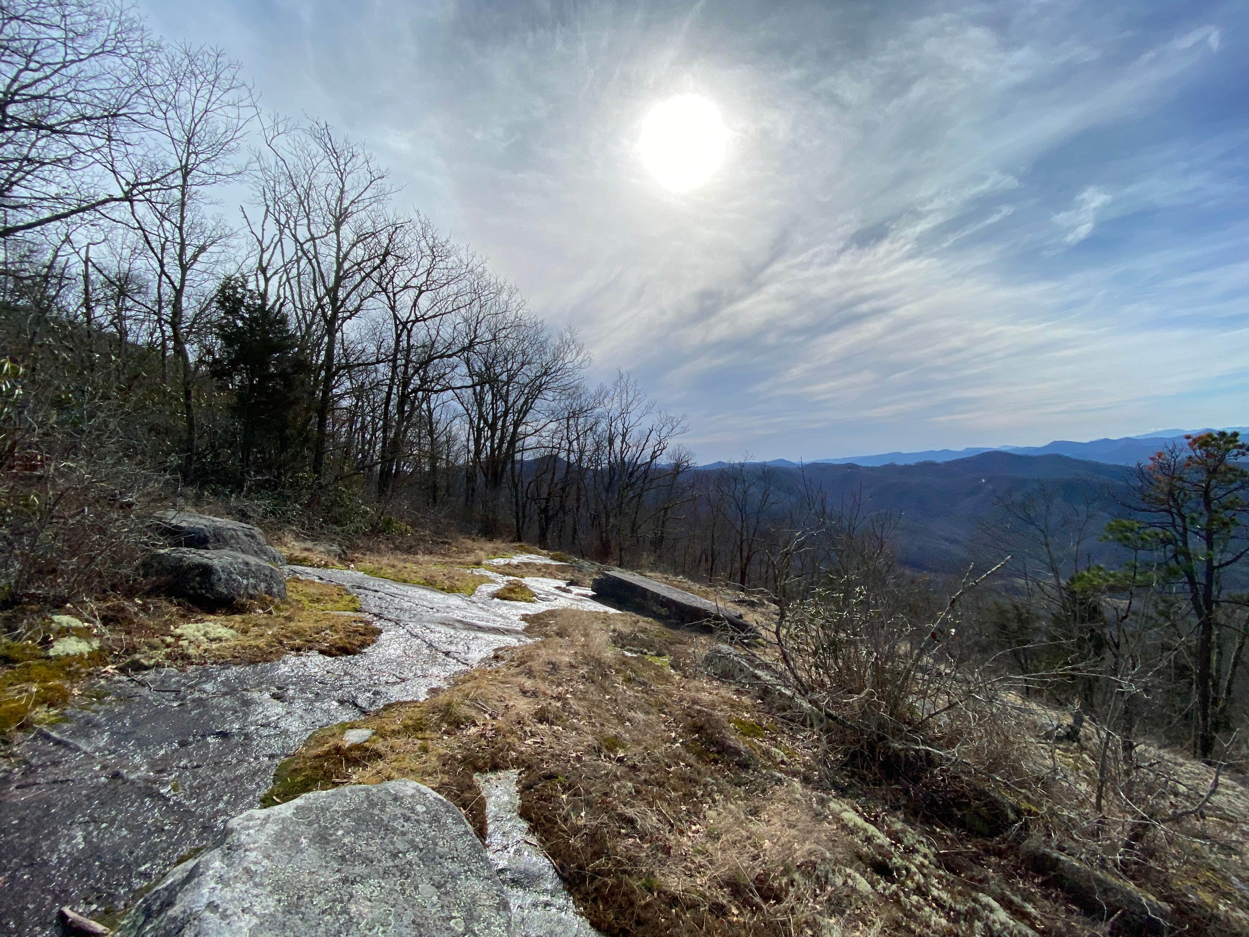 Camper-submitted photo at Whiterock Gap Backcountry Campsite near Otto, NC