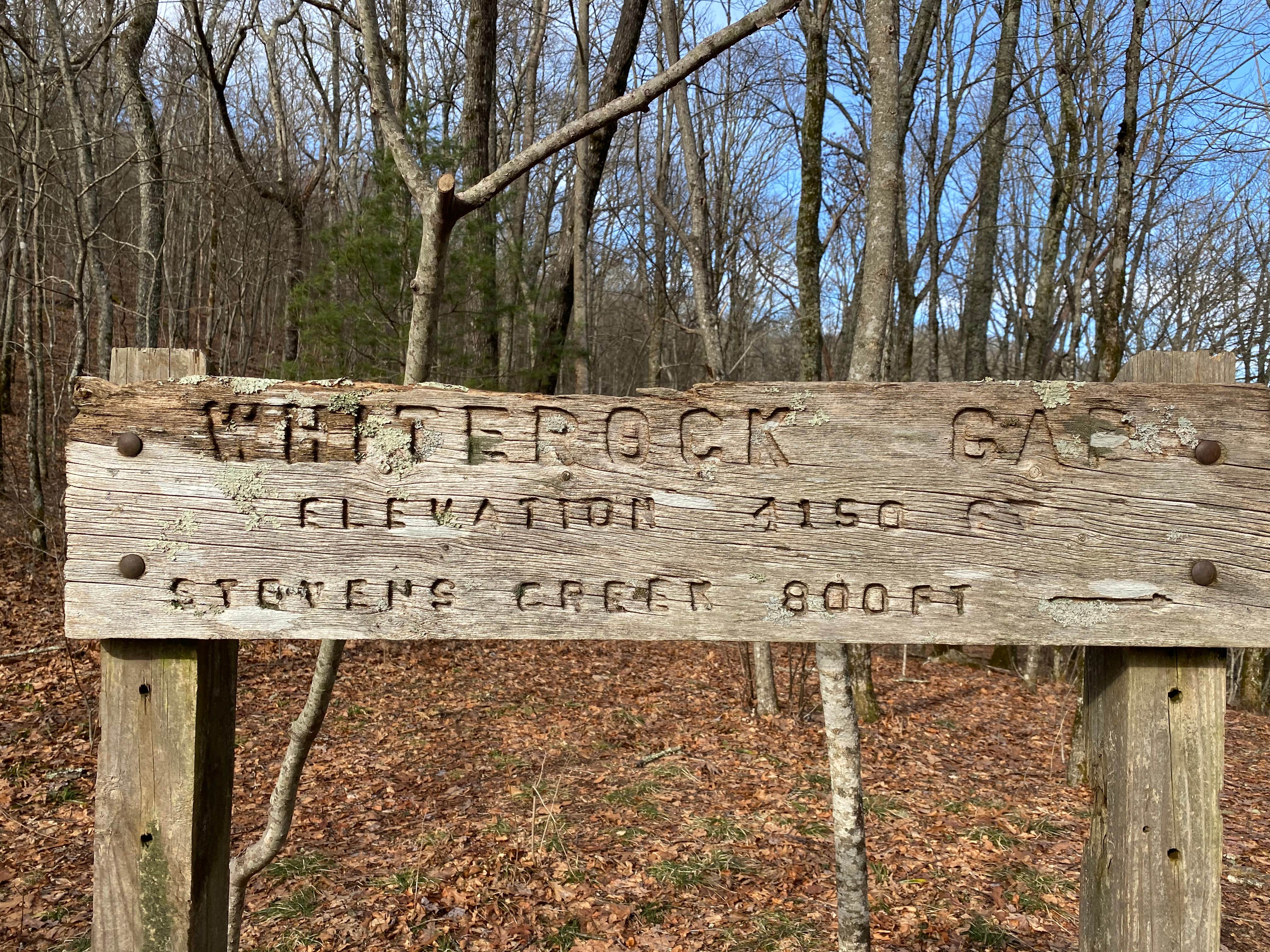 Camper-submitted photo at Whiterock Gap Backcountry Campsite near Otto, NC
