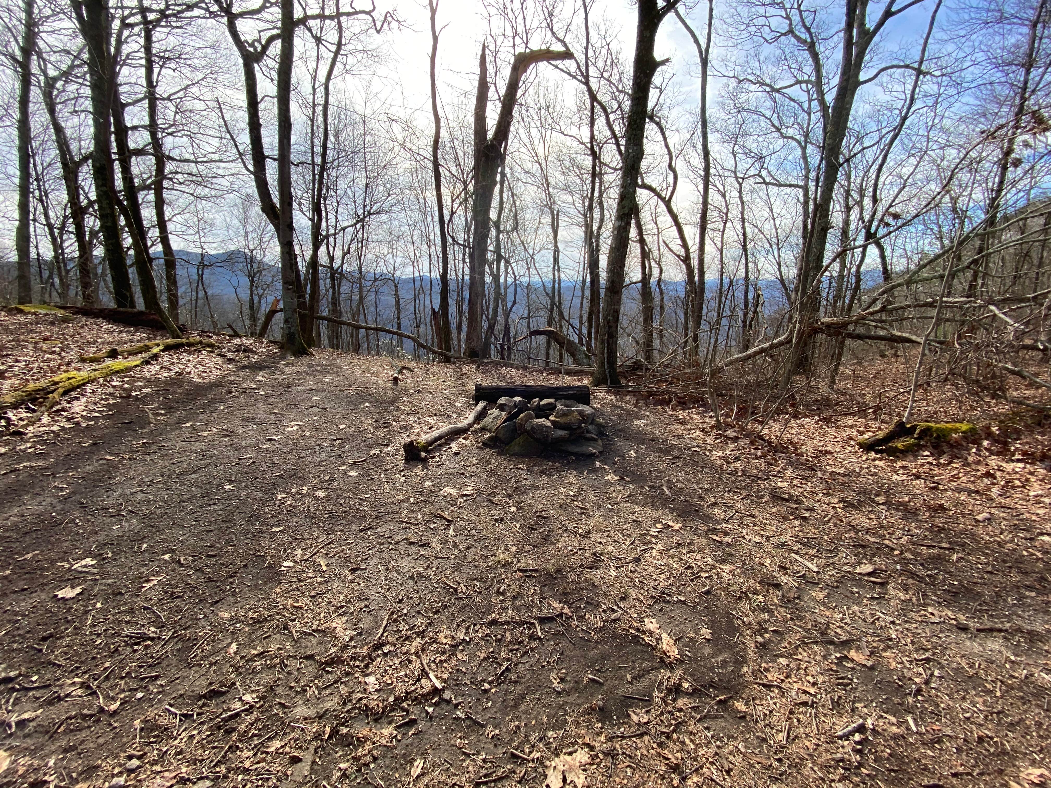 Camper-submitted photo at Whiterock Gap Backcountry Campsite near Otto, NC