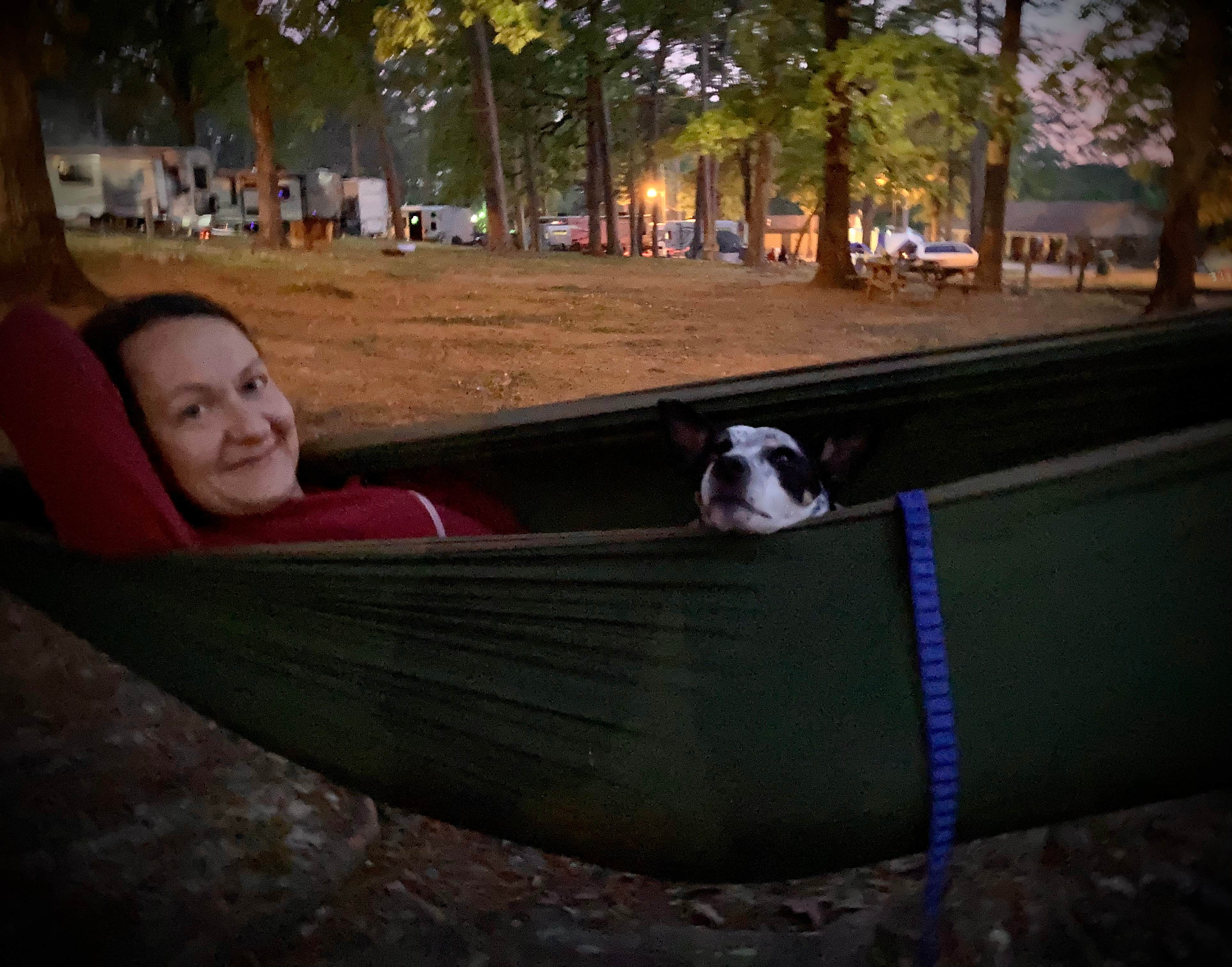 Katrin  S.'s photo of camping with pets at Noccalula Falls Park & Campground - TEMPORARILY CLOSED near Guntersville, AL