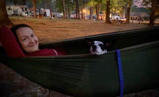 Katrin S.'s photo of camping with pets at Noccalula Falls Campground near Rainbow City, AL