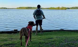 Allie T.'s photo of camping with pets at Blue Bluff Campground (aberdeen Ms) near Starkville, MS