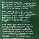 Review photo of Lake Fausse Pointe State Park Campground by Brandon R., May 2, 2021