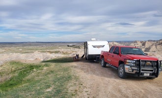 Camping near The Wall Boondocking Dispersed: Buffalo Gap National Grassland, Wall, South Dakota