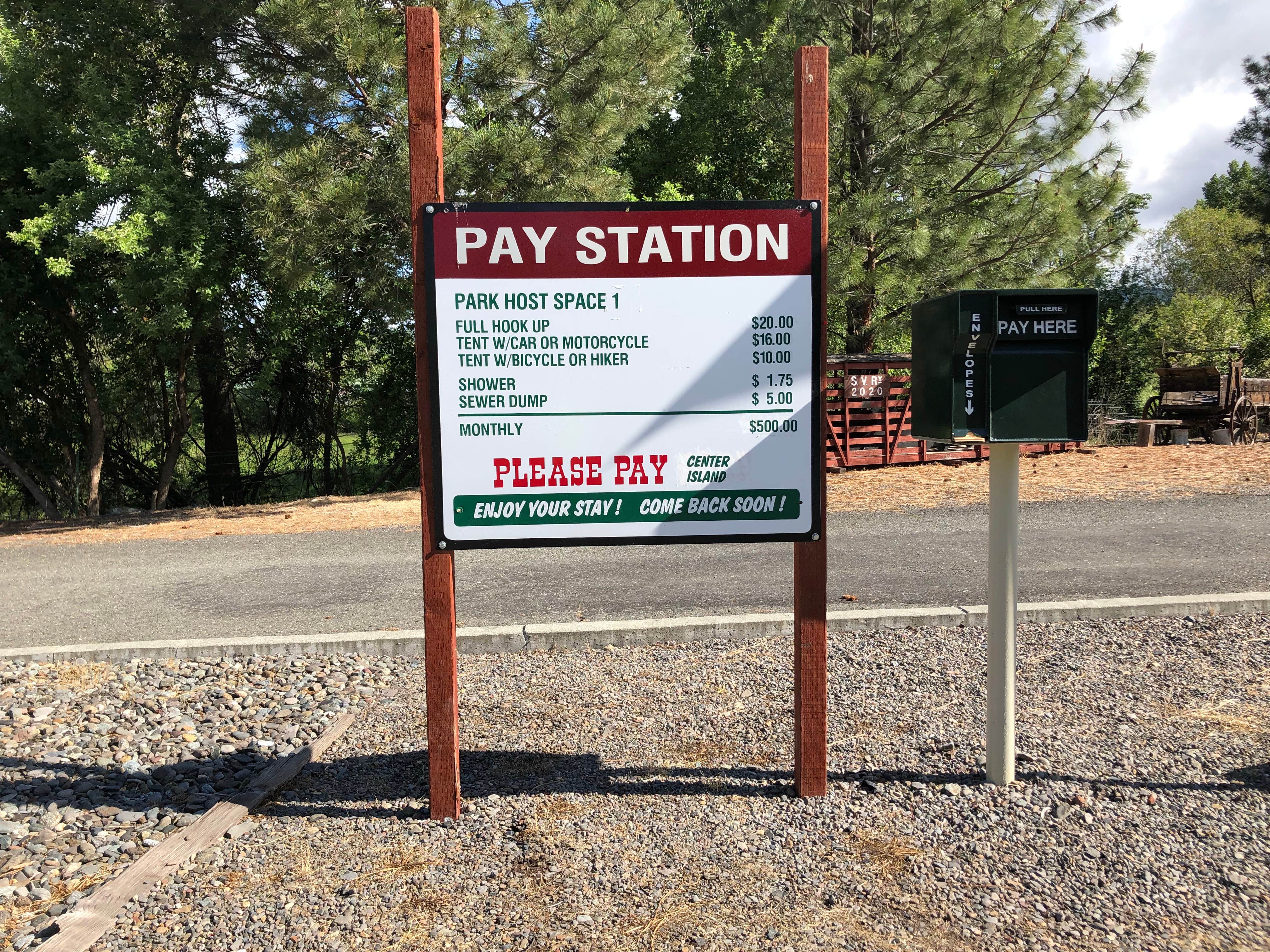 Camper-submitted photo at Depot Park near John Day, OR