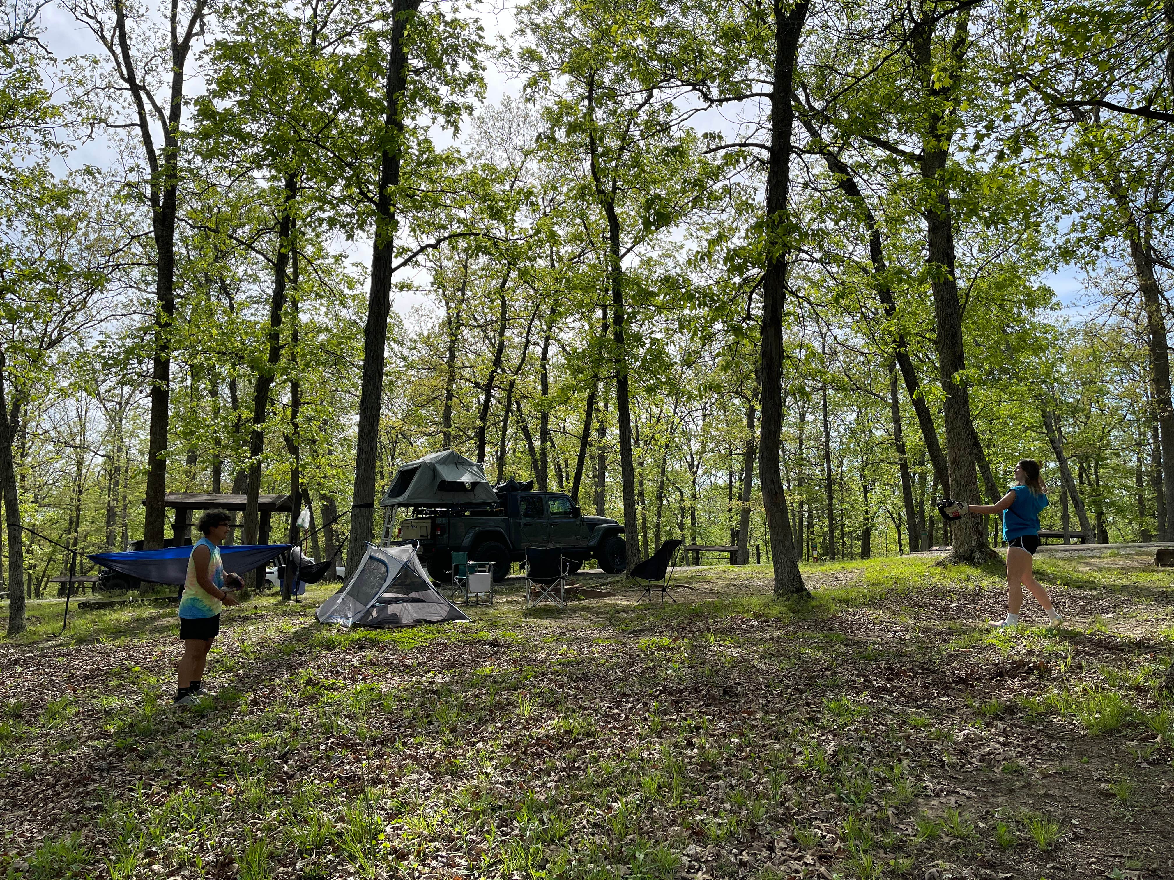 Dave M.'s photo at Graham Cave State Park Campground near Portland, MO