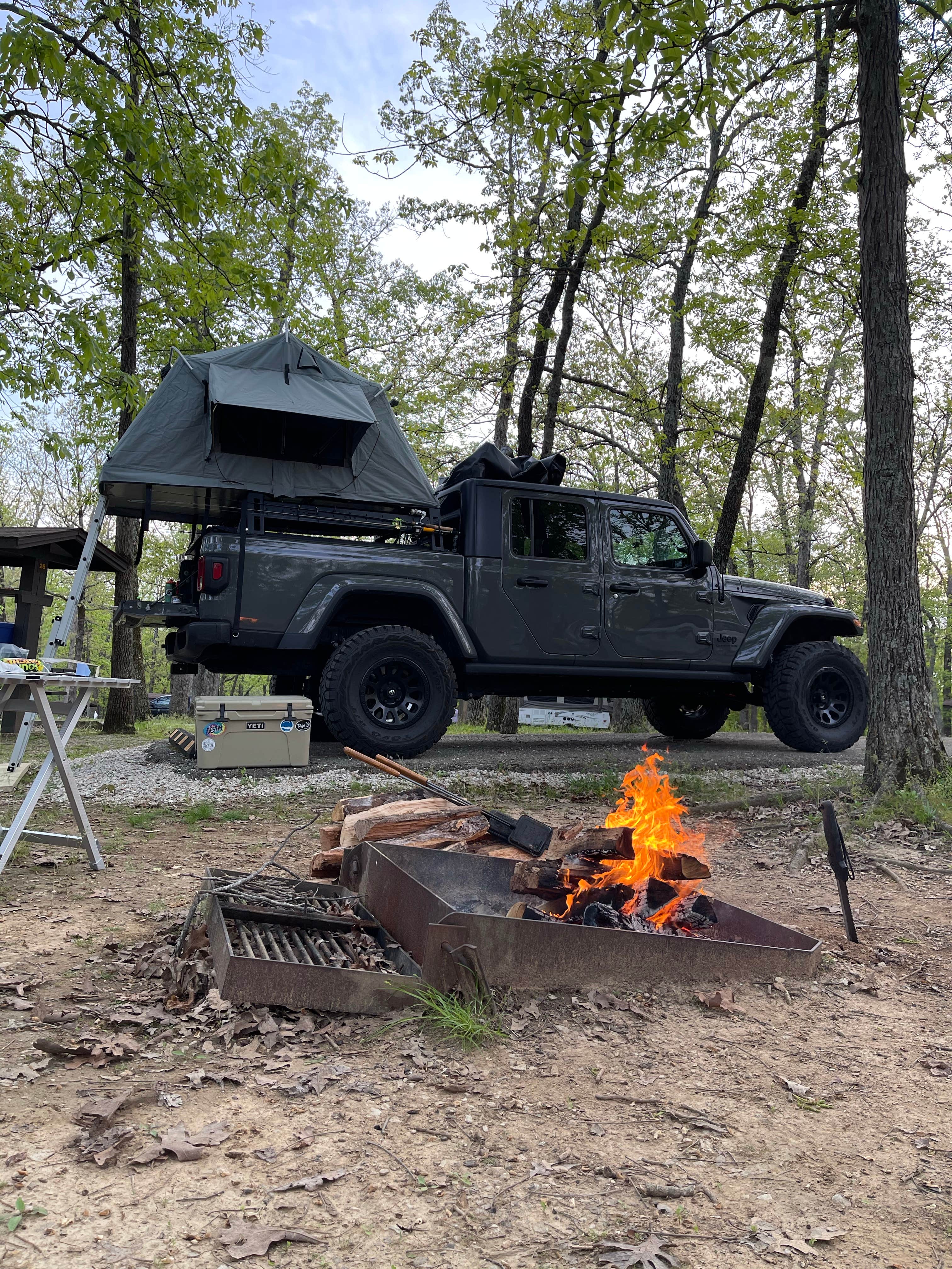 Dave M.'s photo at Graham Cave State Park Campground near Kingdom City, MO