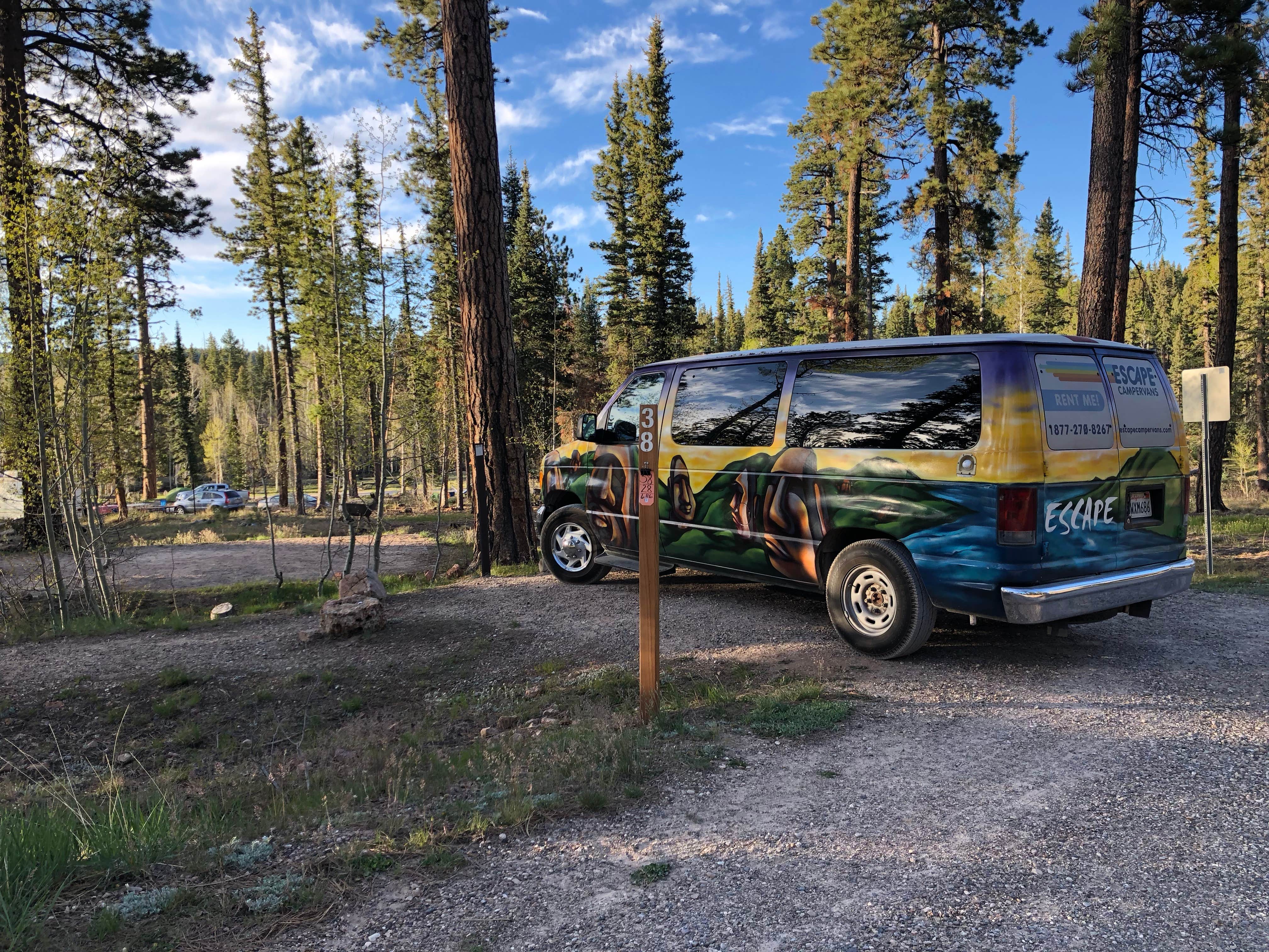 Elizabeth R.'s photo of rv camping at DeMotte National Forest Campground near Supai, AZ