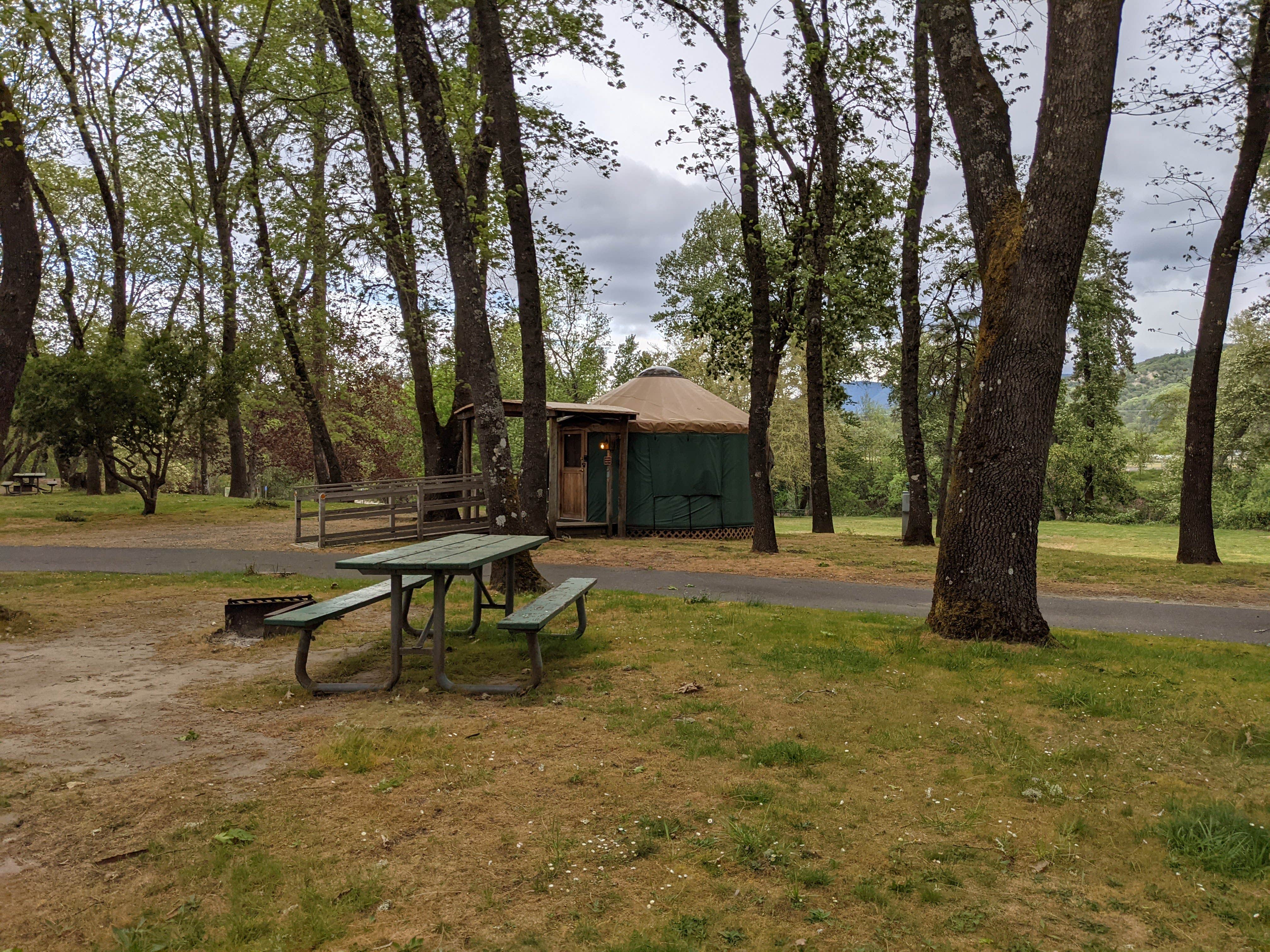 Laura M.'s photo of glamping accommodations at Schroeder Park near White City, OR