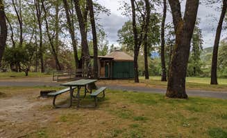 Laura M.'s photo of glamping accommodations at Schroeder Park near Gold Hill, OR