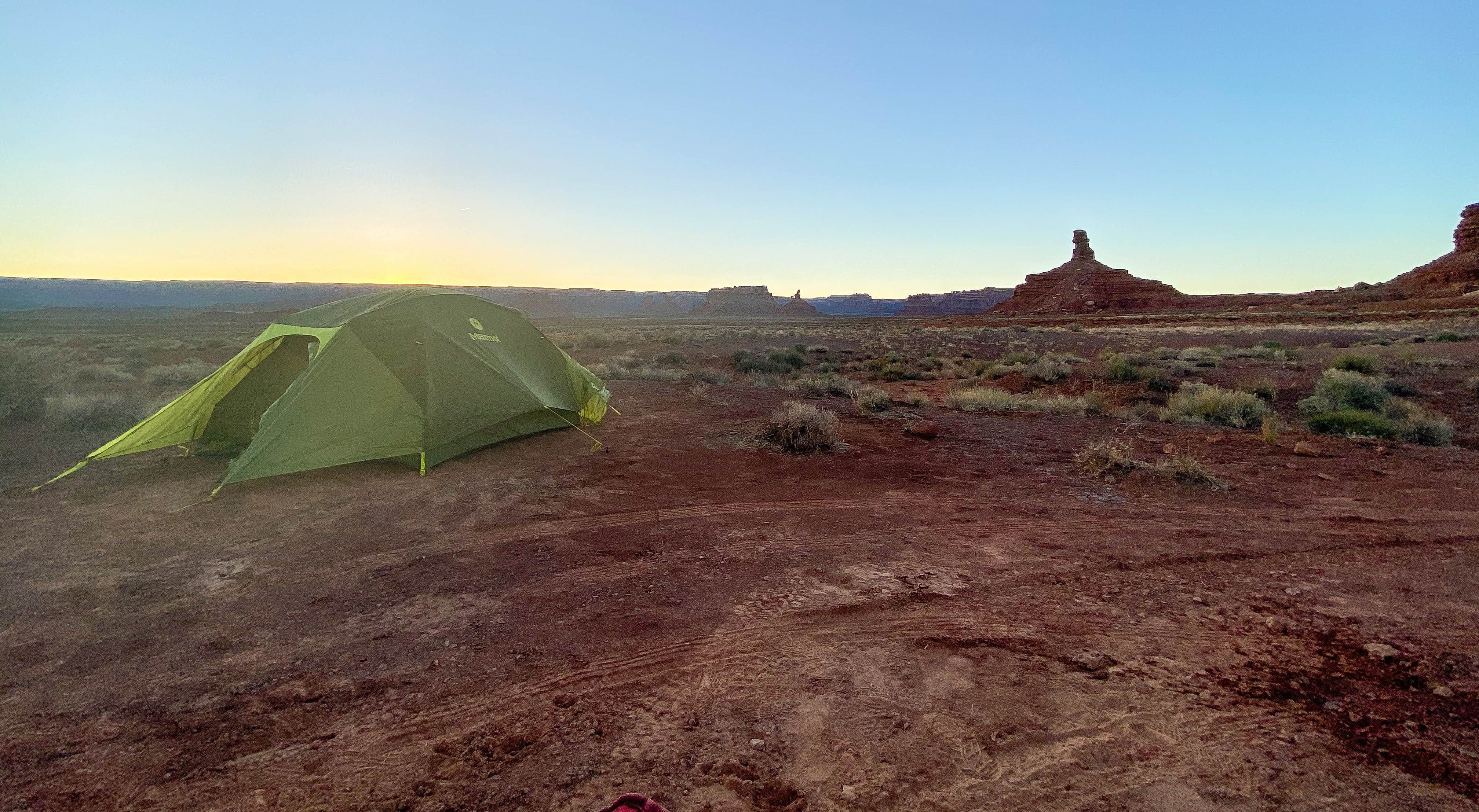 Cole T.'s photo of a dispersed camping area at Valley of the Gods Dispersed Camping near Monument Valley, AZ