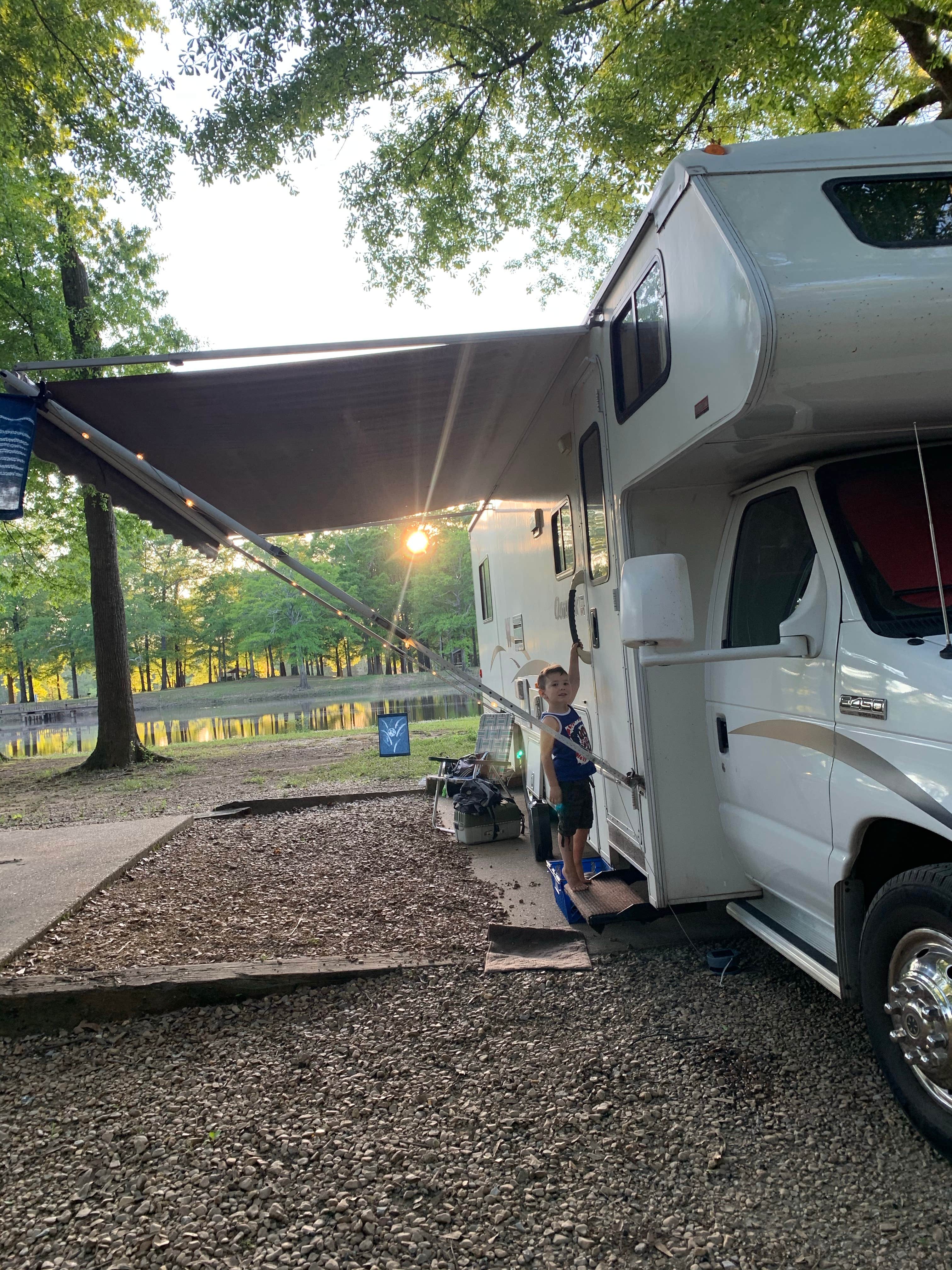 Rebecca H.'s photo of rv camping at LeFleur's Bluff State Park Campground near Ludlow, MS