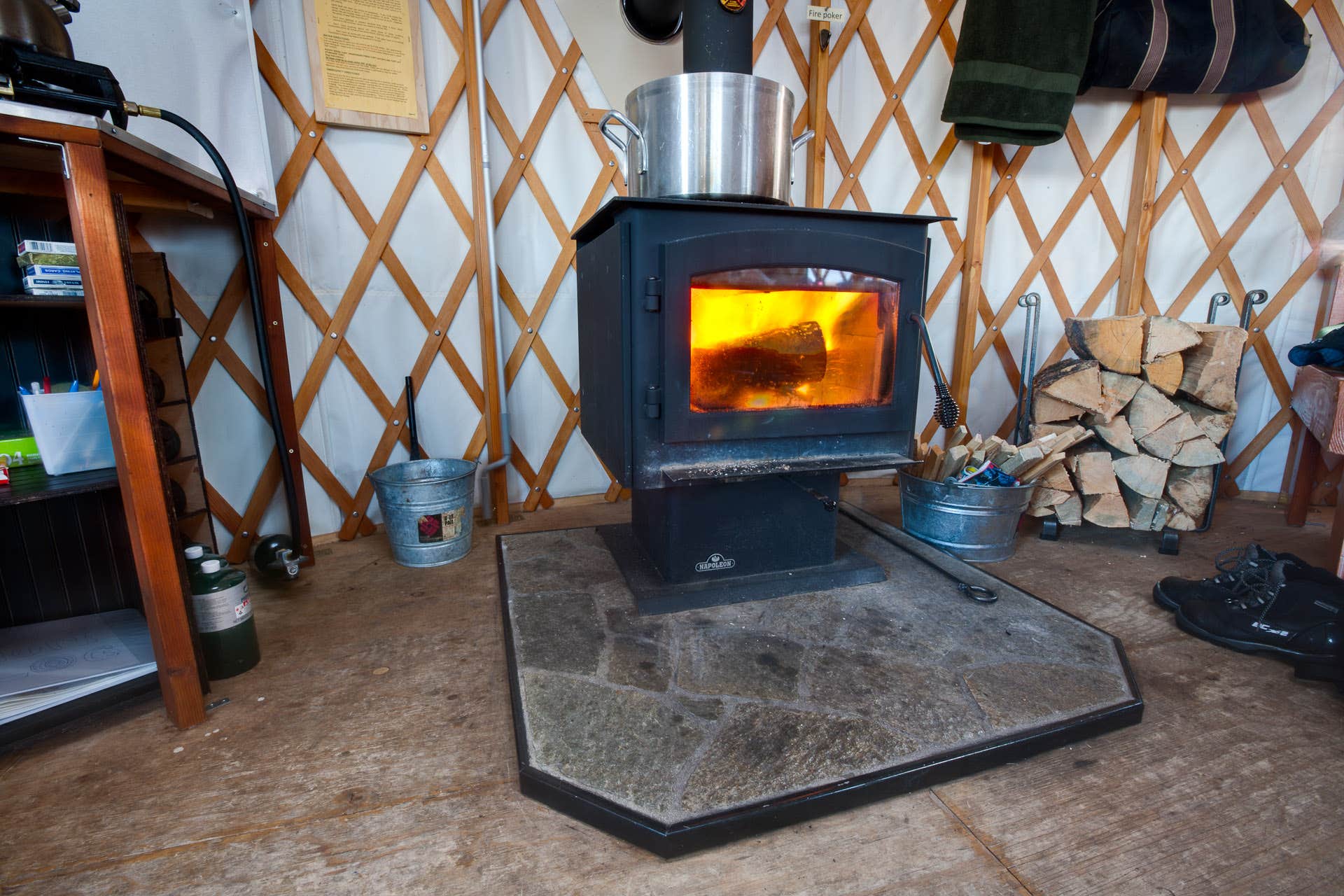 Camper submitted image from Osprey Point Group Yurts — Lake Cascade State Park - 1