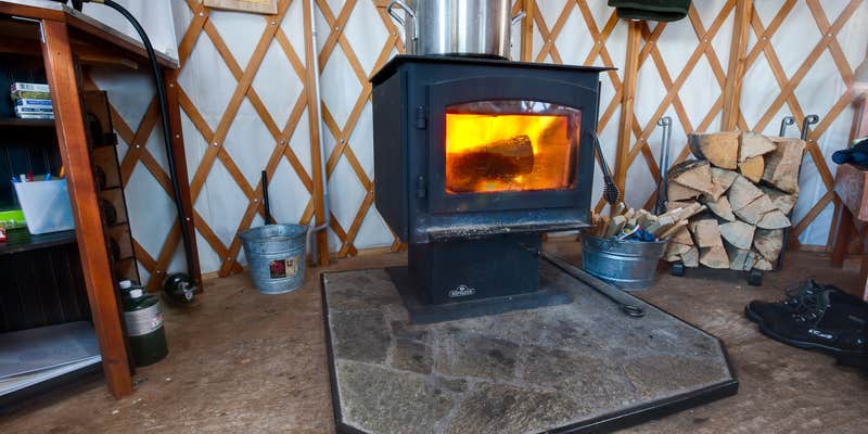 Camper submitted image from Osprey Point Group Yurts — Lake Cascade State Park