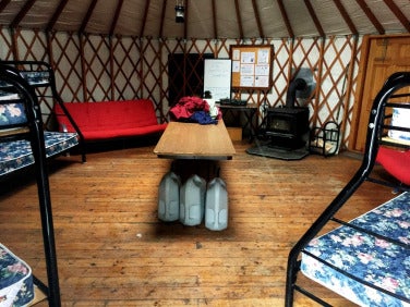 Camper submitted image from Osprey Point Group Yurts — Lake Cascade State Park - 3
