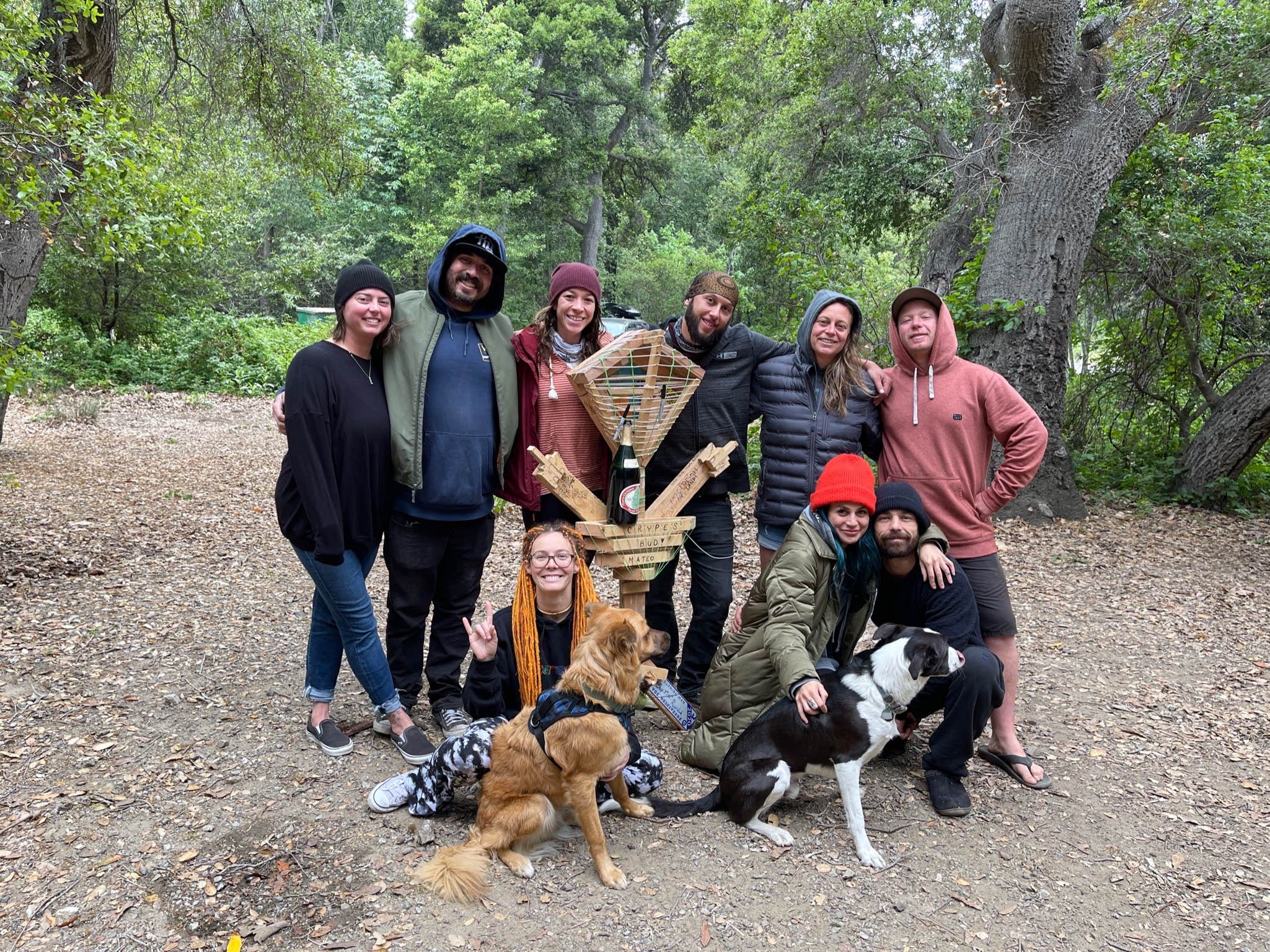 Monika V.'s photo of camping with pets at Julia Pfeiffer Burns Environmental Camping — Julia Pfeiffer Burns State Park near Carmel Valley Village, CA