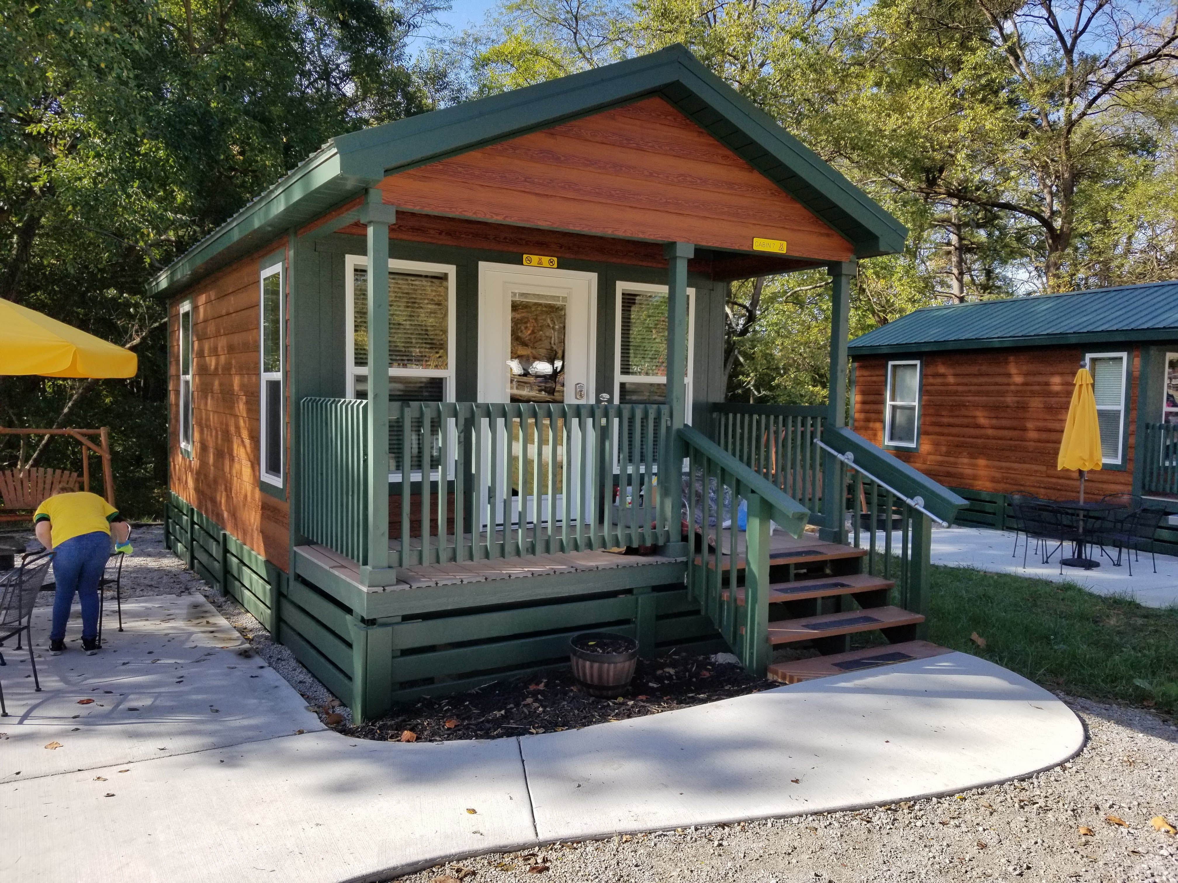 Sallie M.'s photo of a cabin at Lebanon-Cincinnati NE KOA near Blue Ash, OH