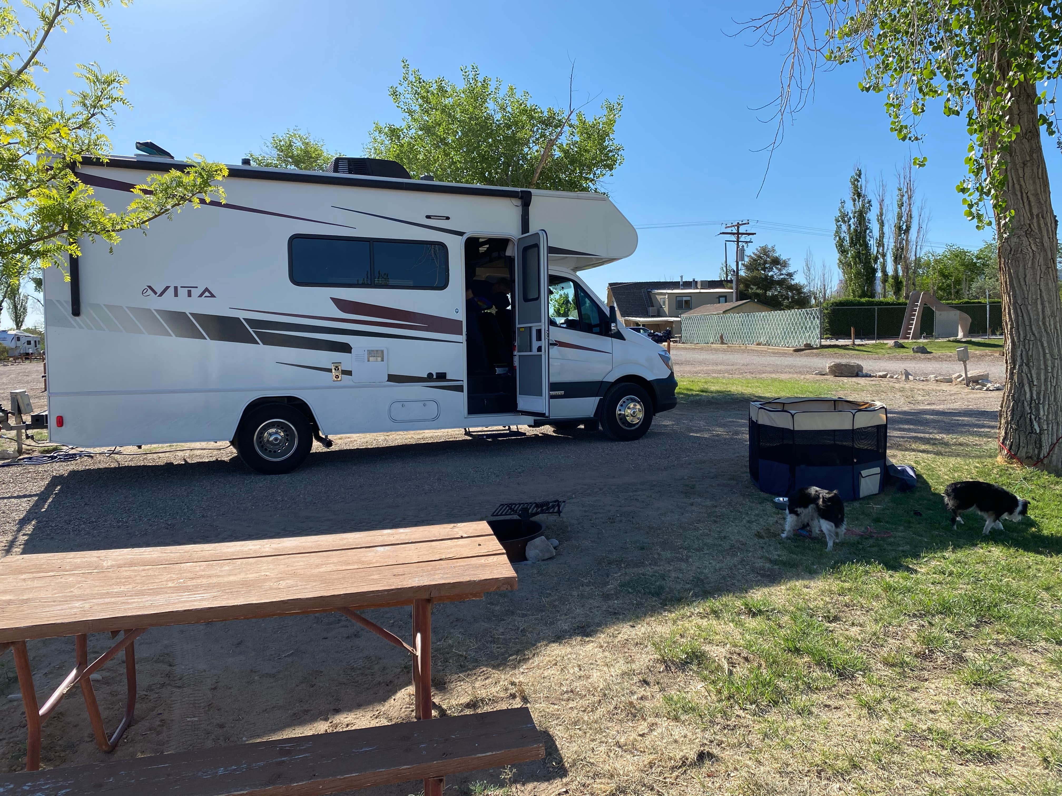 Camping near Swasey's Beach Campground — Desolation Canyon: Green River KOA, Green River, Utah