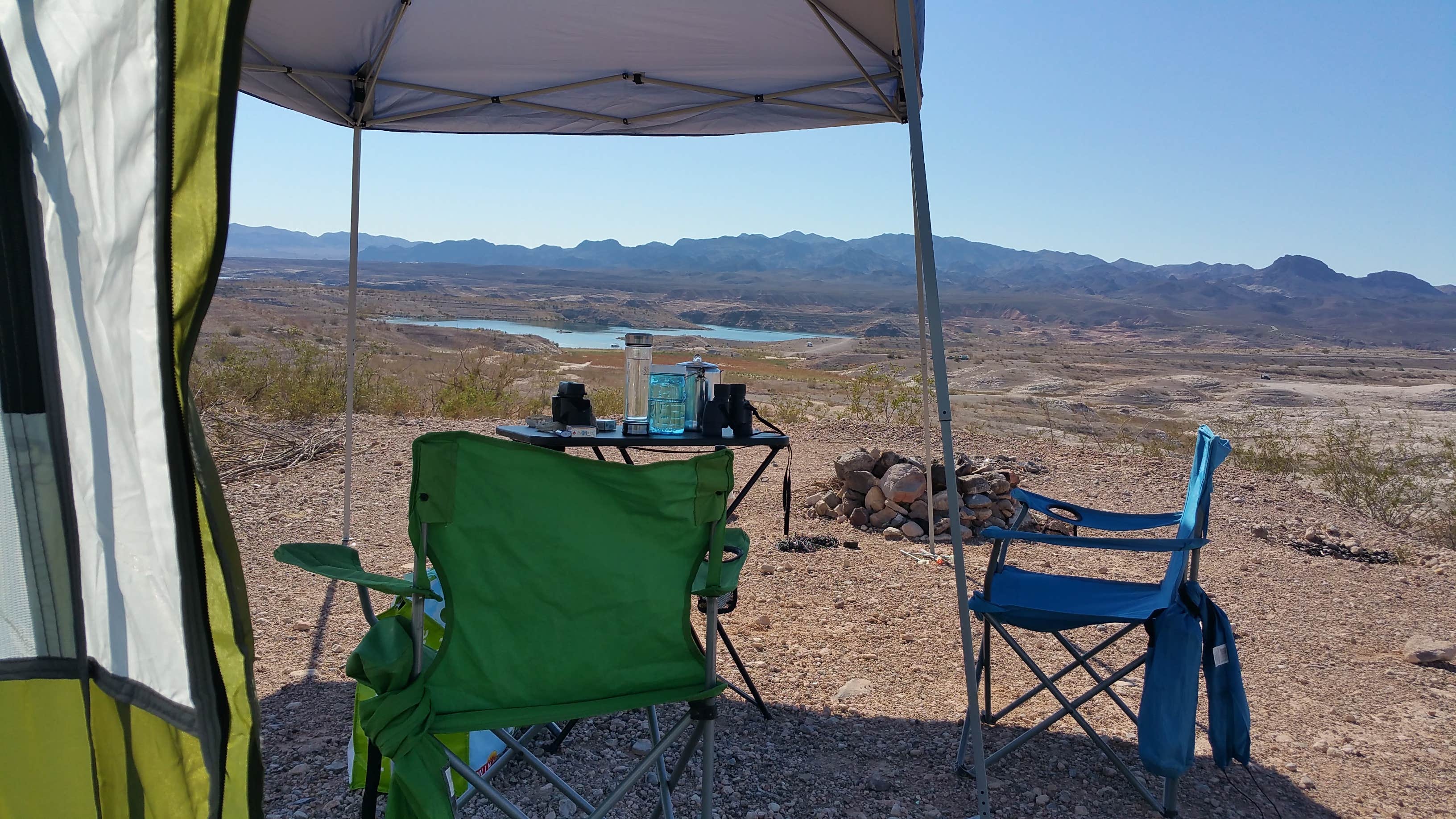 Jamie H.'s photo of a dispersed camping area at Government Wash — Lake Mead National Recreation Area near Las Vegas, NV