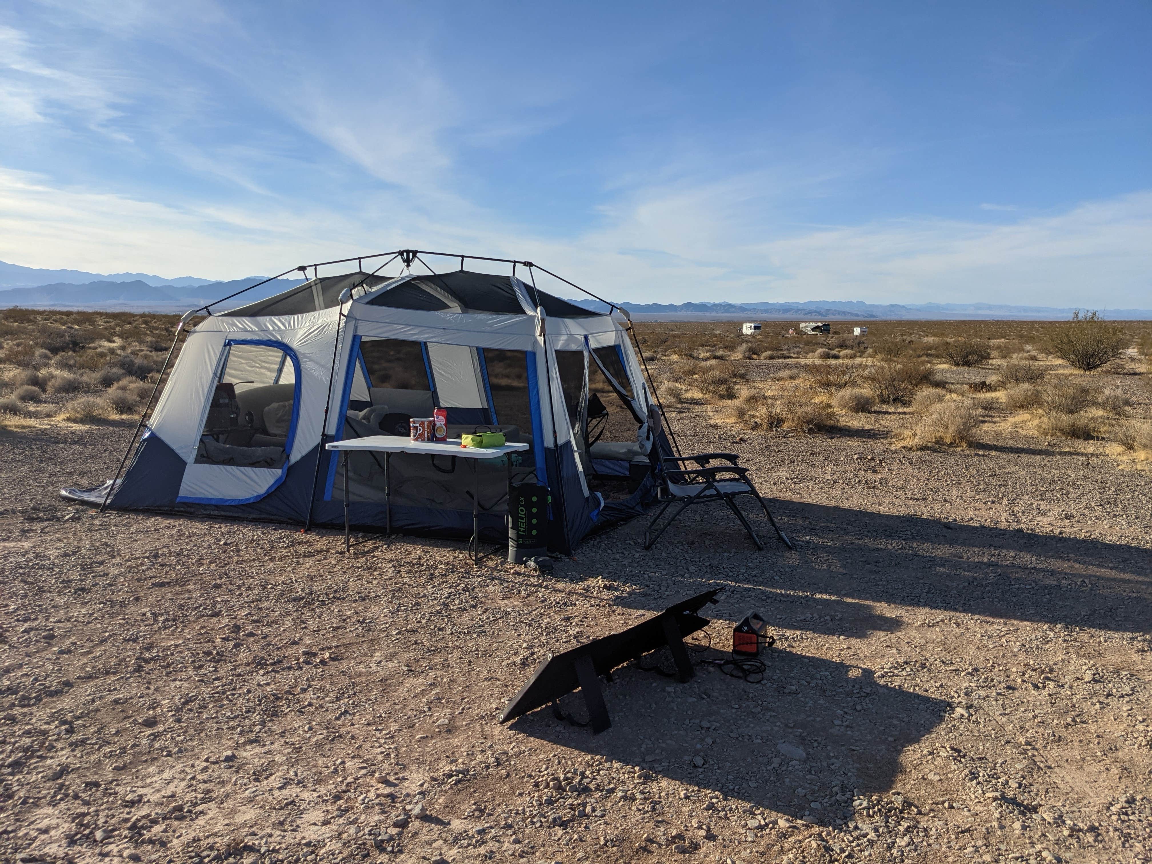 Jamie H.'s photo of a dispersed camping area at BLM dispersed camping west of Valley of Fire near Meadview, AZ