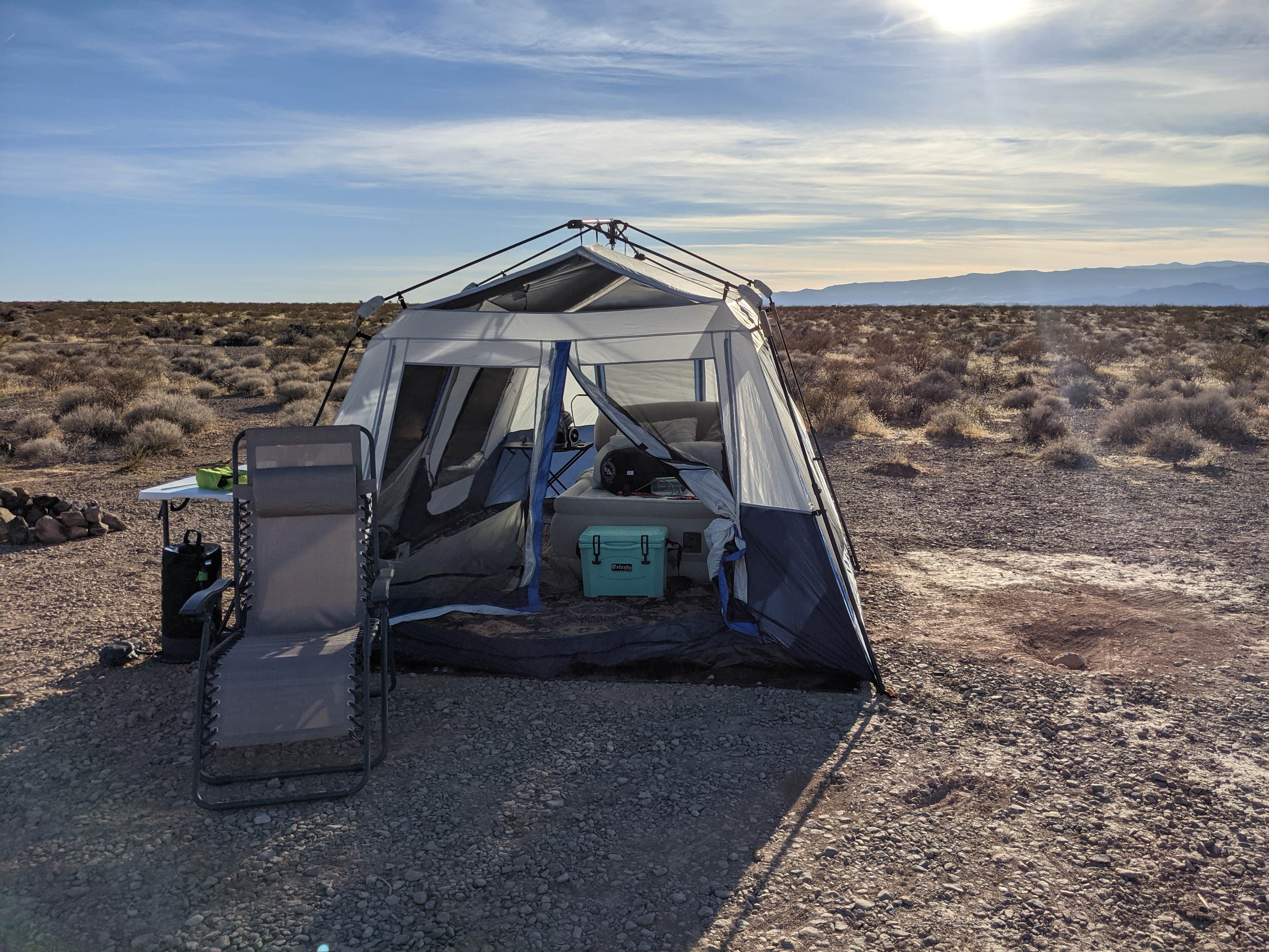 Camper submitted image from BLM dispersed camping west of Valley of Fire - 4