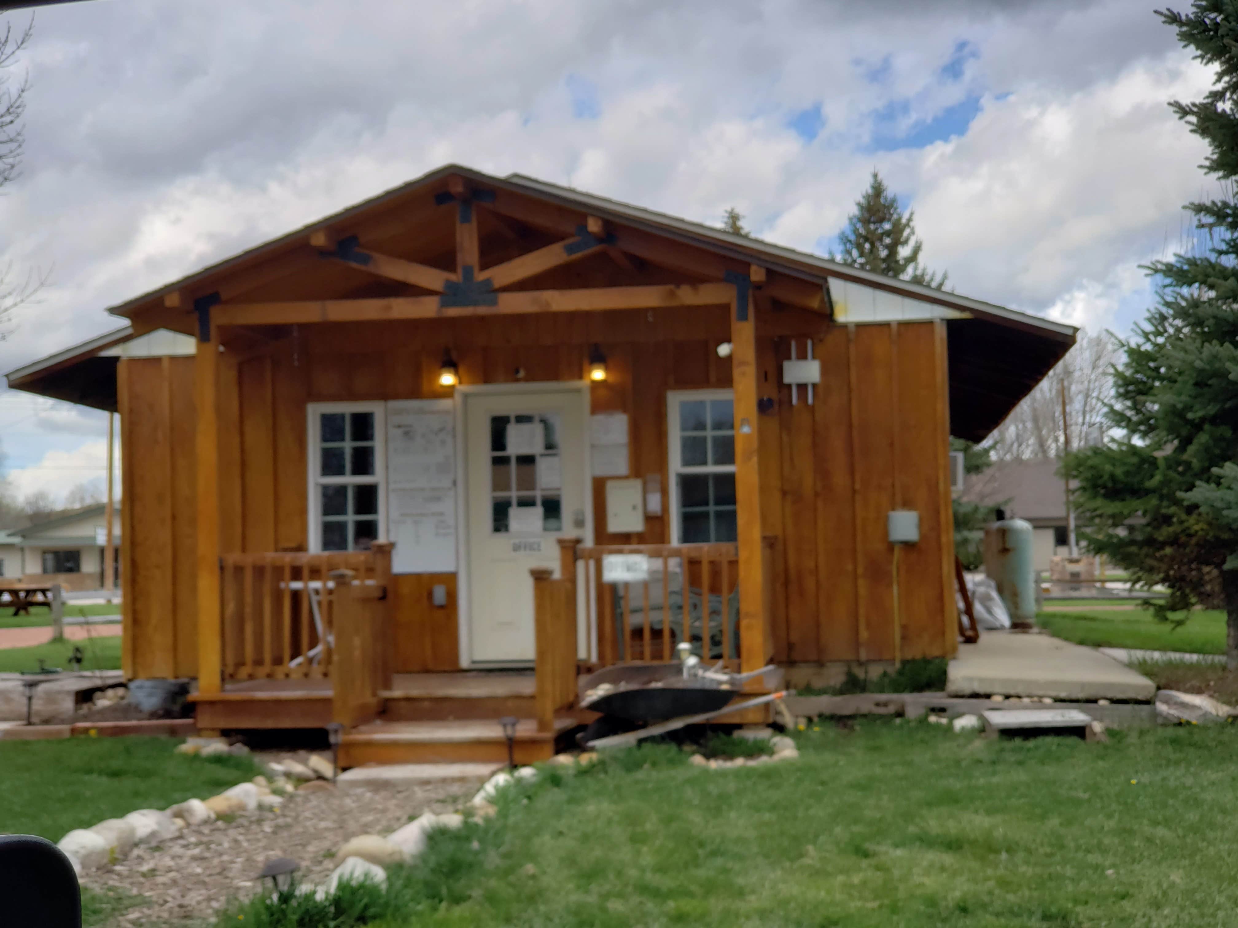 Nancy C.'s photo of glamping accommodations at Lazy R Campground near Fort Smith, MT