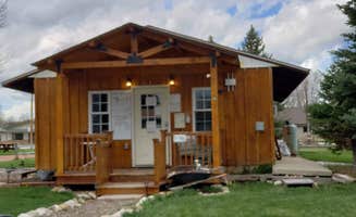 Nancy C.'s photo of a cabin at Lazy R Campground in Wyoming