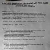 Review photo of Ashland's Creekside Campground & RV Park by Laura M., May 7, 2021