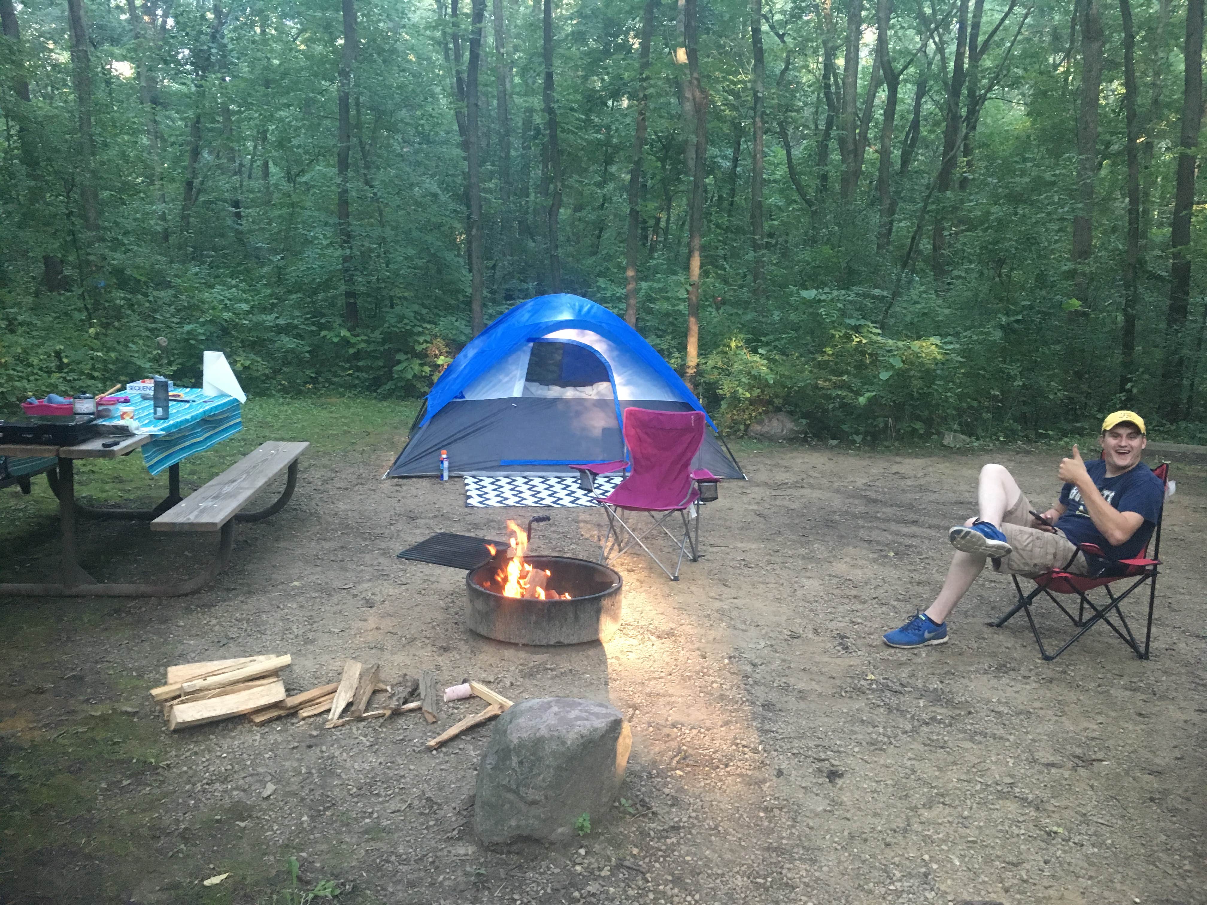 Camper-submitted photo at Sakatah Lake State Park Campground near Lakeville, MN