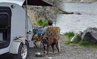 MeLinda W.'s photo of camping with pets at Jacks Creek Campground near Glenns Ferry, ID