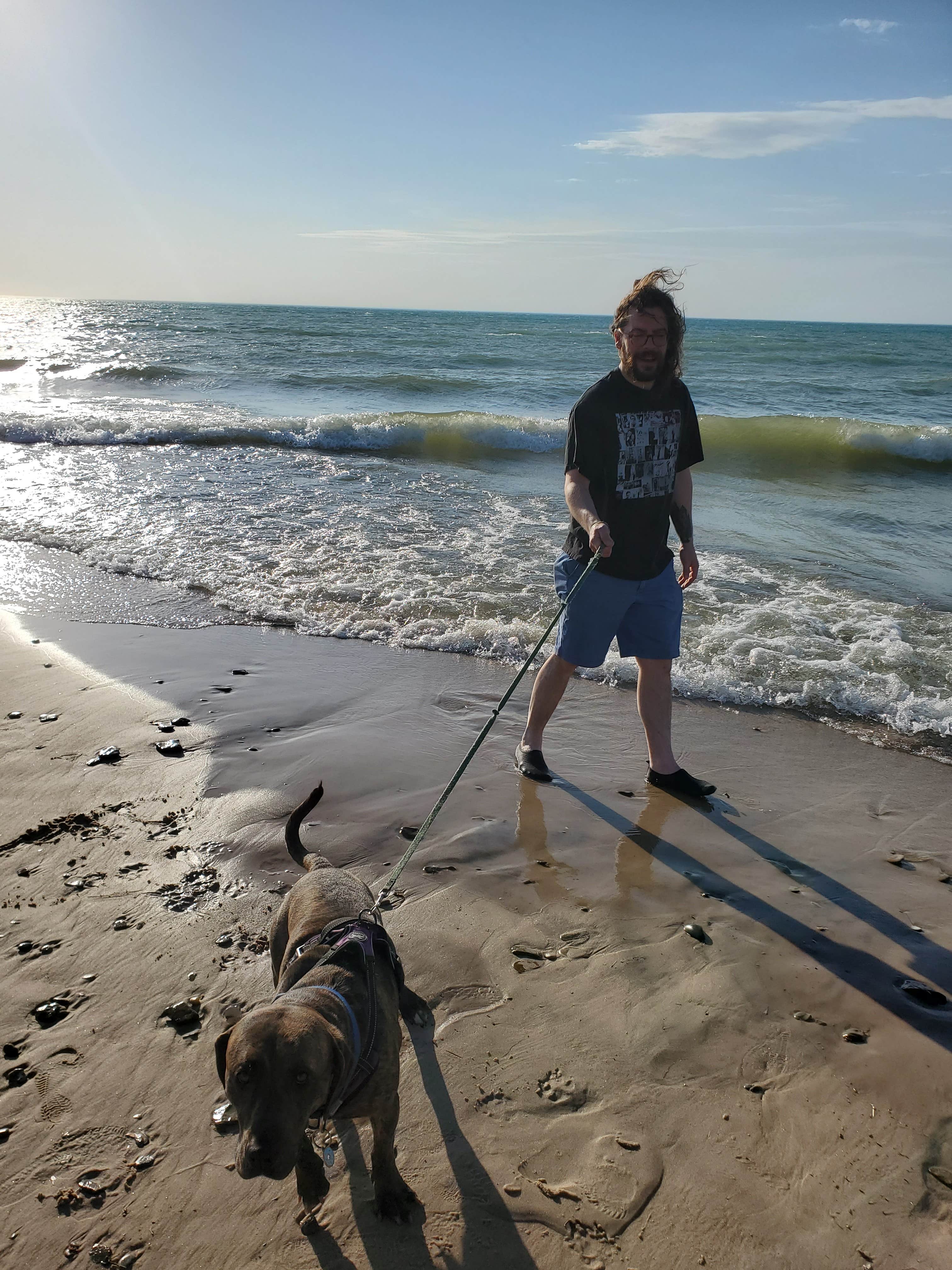 Cheryl L.'s photo of camping with pets at Dunewood Campground — Indiana Dunes National Park near Stevensville, MI