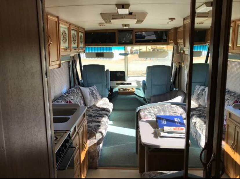 Robbie Y.'s photo of rv camping at Retro RV Hippie Getaway near Williams, AZ