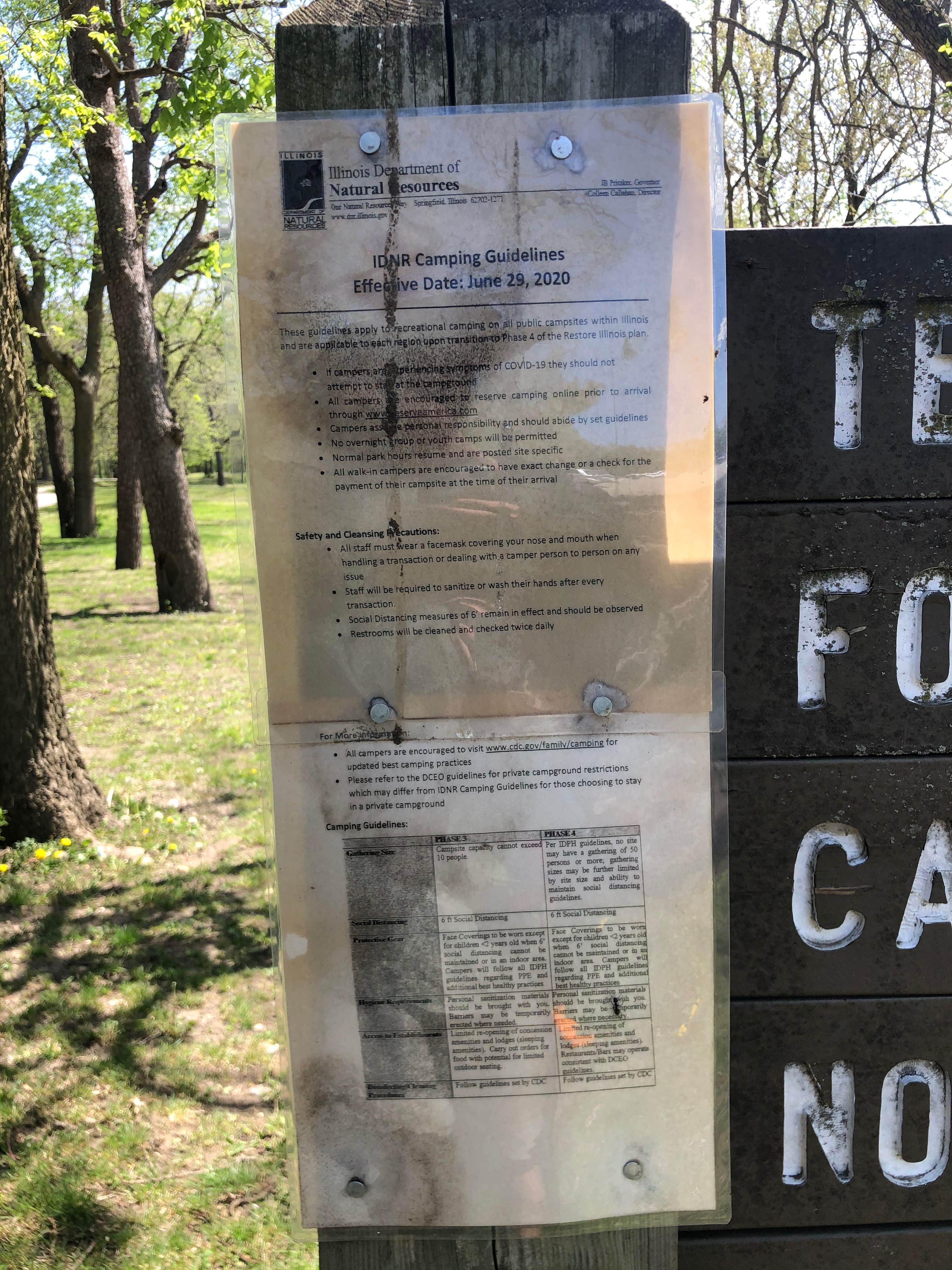 Camper-submitted photo at Gebhard Woods State Park Campground near Morris, IL