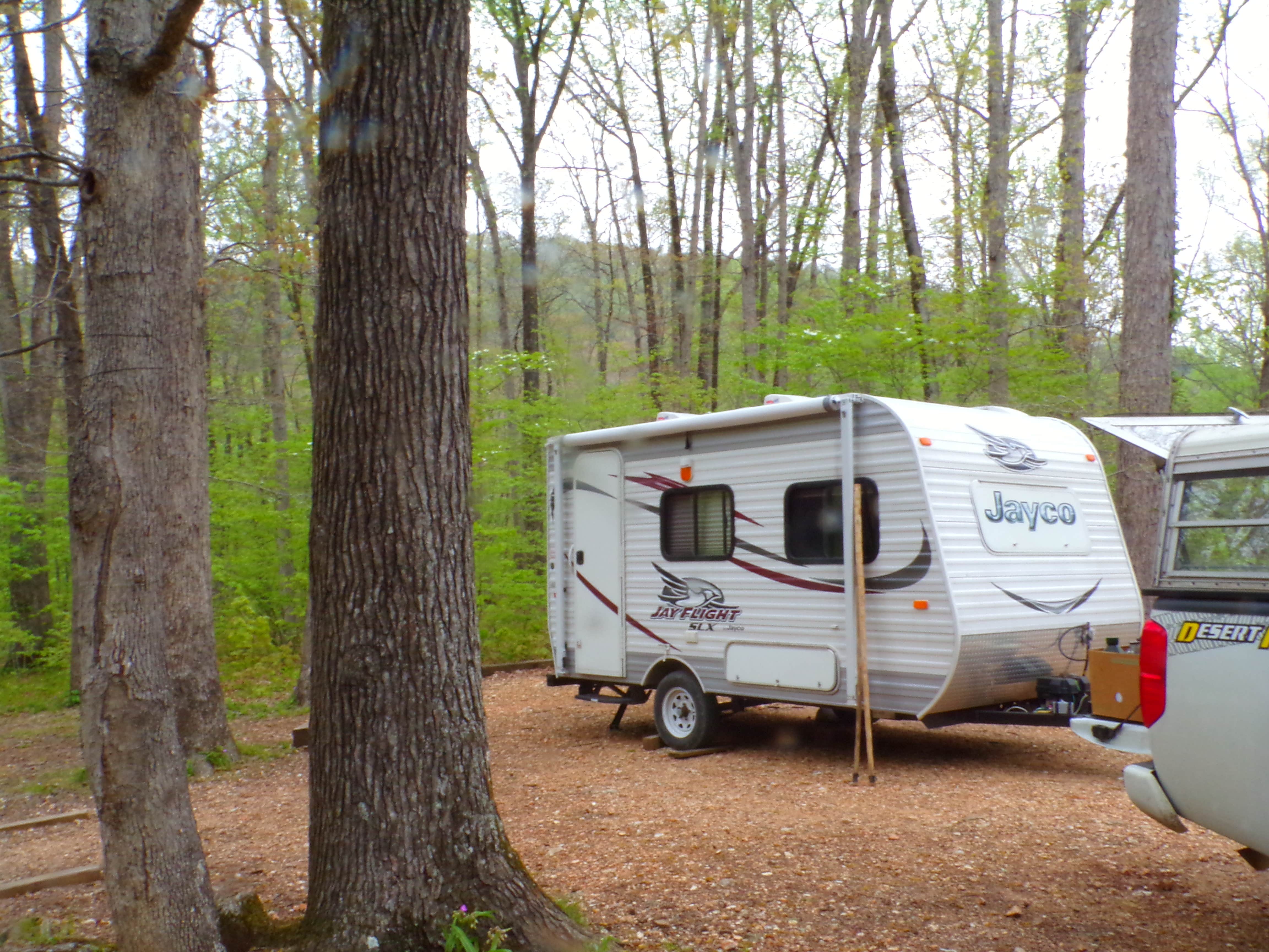 Patricia's photo of rv camping at Richland Creek Recreation Area near Witts Springs, AR