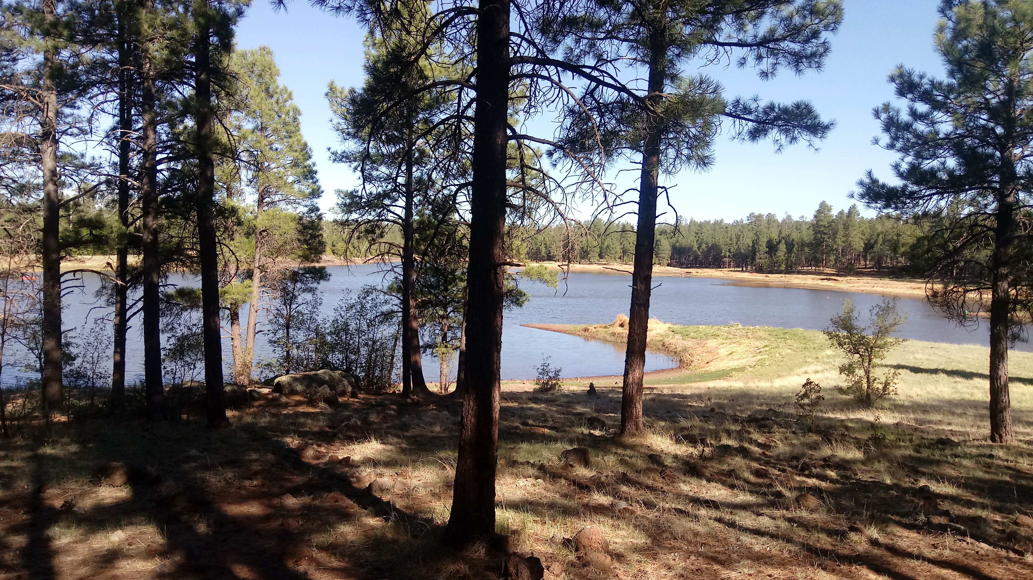 This view was from the back of our tent 