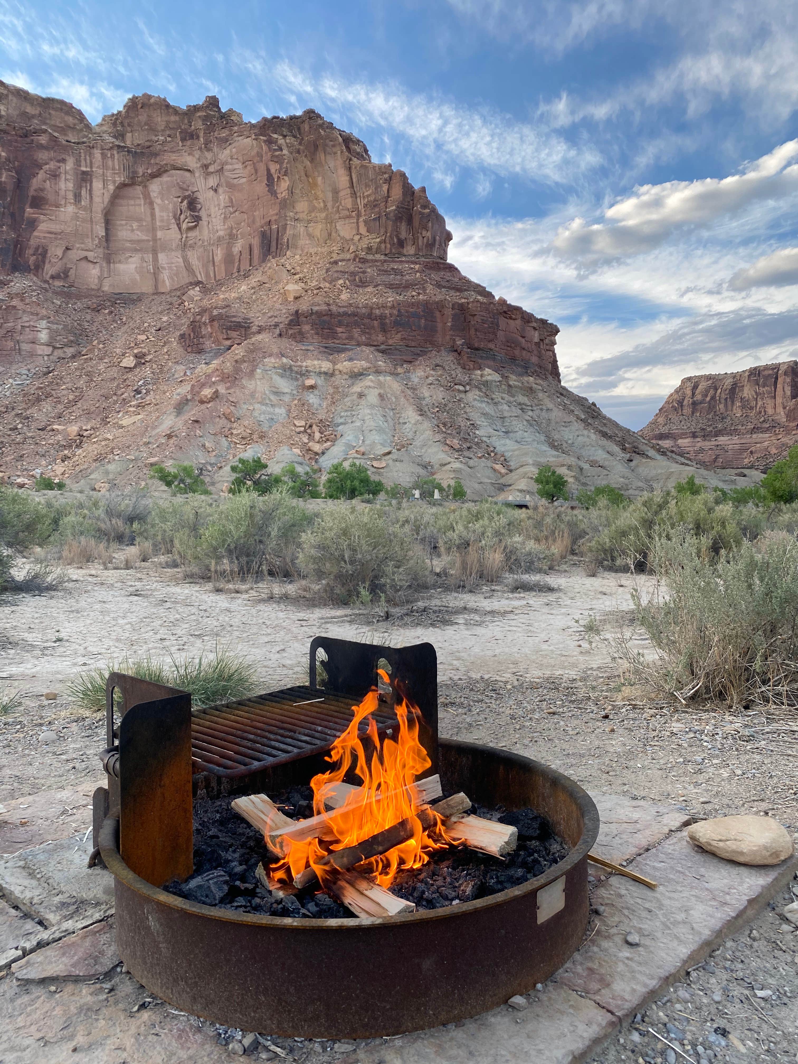 Camper-submitted photo at Swinging Bridge Equestrian Campground near Hanksville, UT