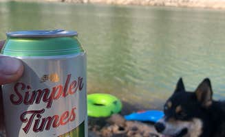 Toni K.'s photo of camping with pets at Shasta National Forest Moore Creek Campground near Whiskeytown National Recreation Area