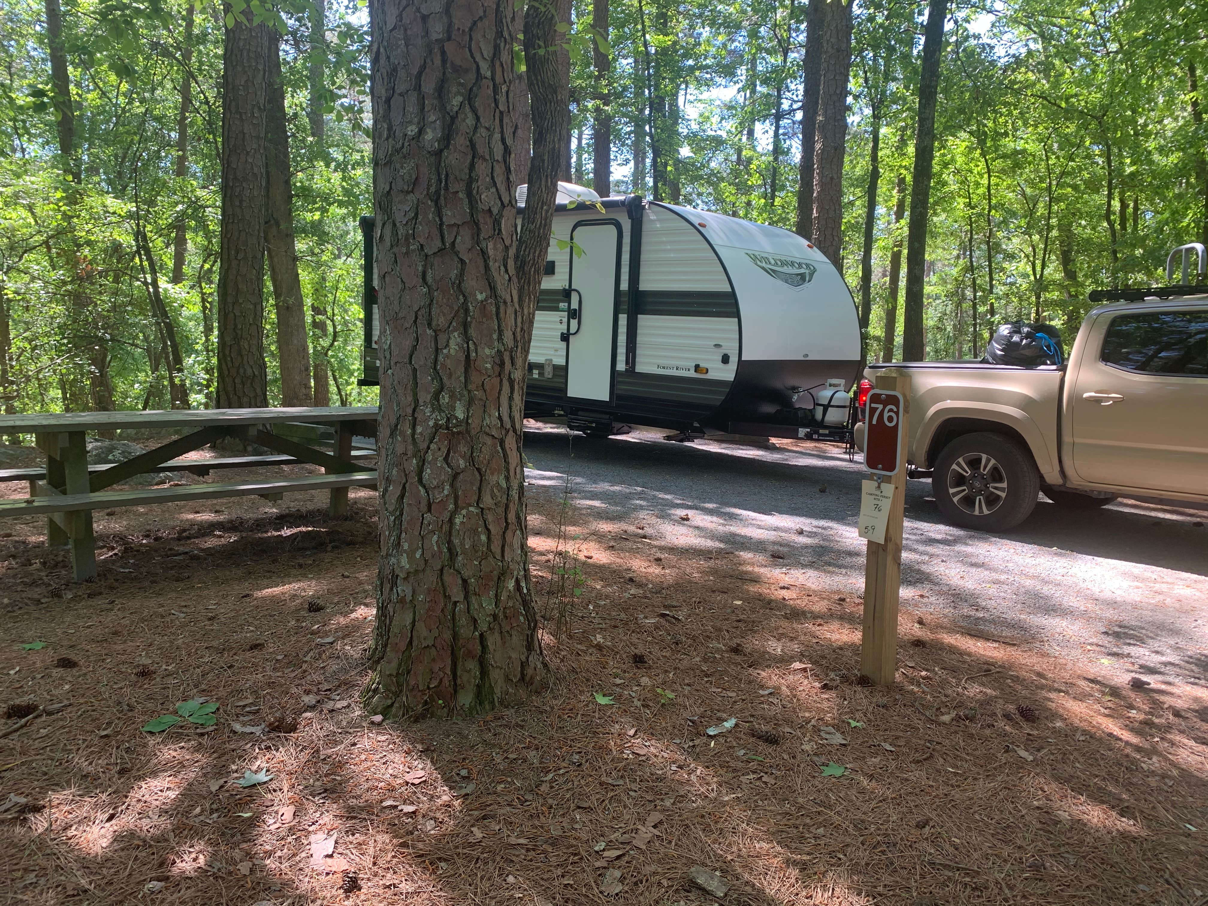 Diana H.'s photo of rv camping at Red Top Mountain State Park Campground near Woodstock, GA