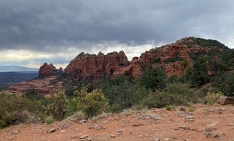 Camping near Edge of the World (East Pocket): Schnebly Hill Road (FR153) Dispersed - TEMPORARILY CLOSED, Sedona, Arizona