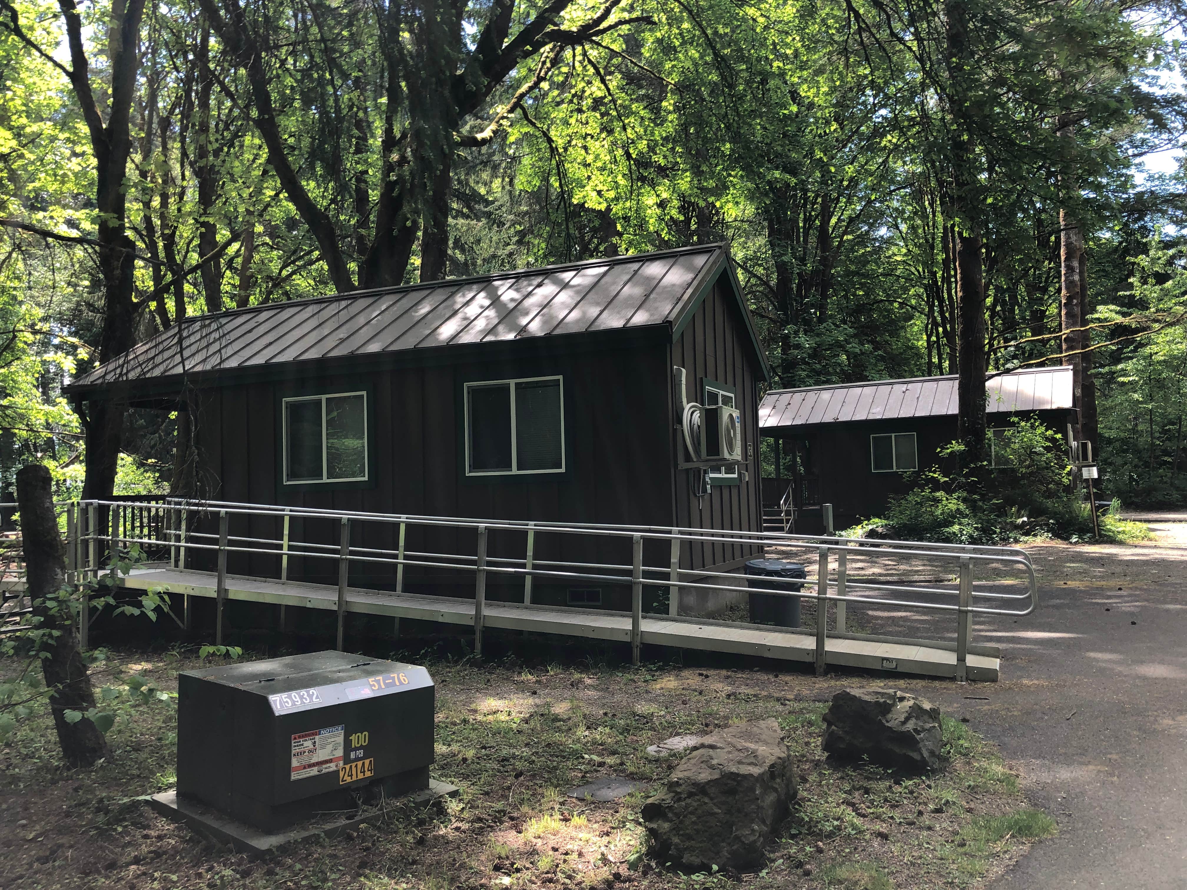 Thomas B.'s photo of glamping accommodations at Belfair State Park Campground near Orting, WA
