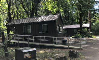 Thomas B.'s photo of a cabin at Belfair State Park Campground near Seattle, WA