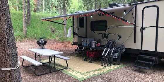 Camper submitted image from Priest Gulch Campground and RV Park Cabins and Lodge