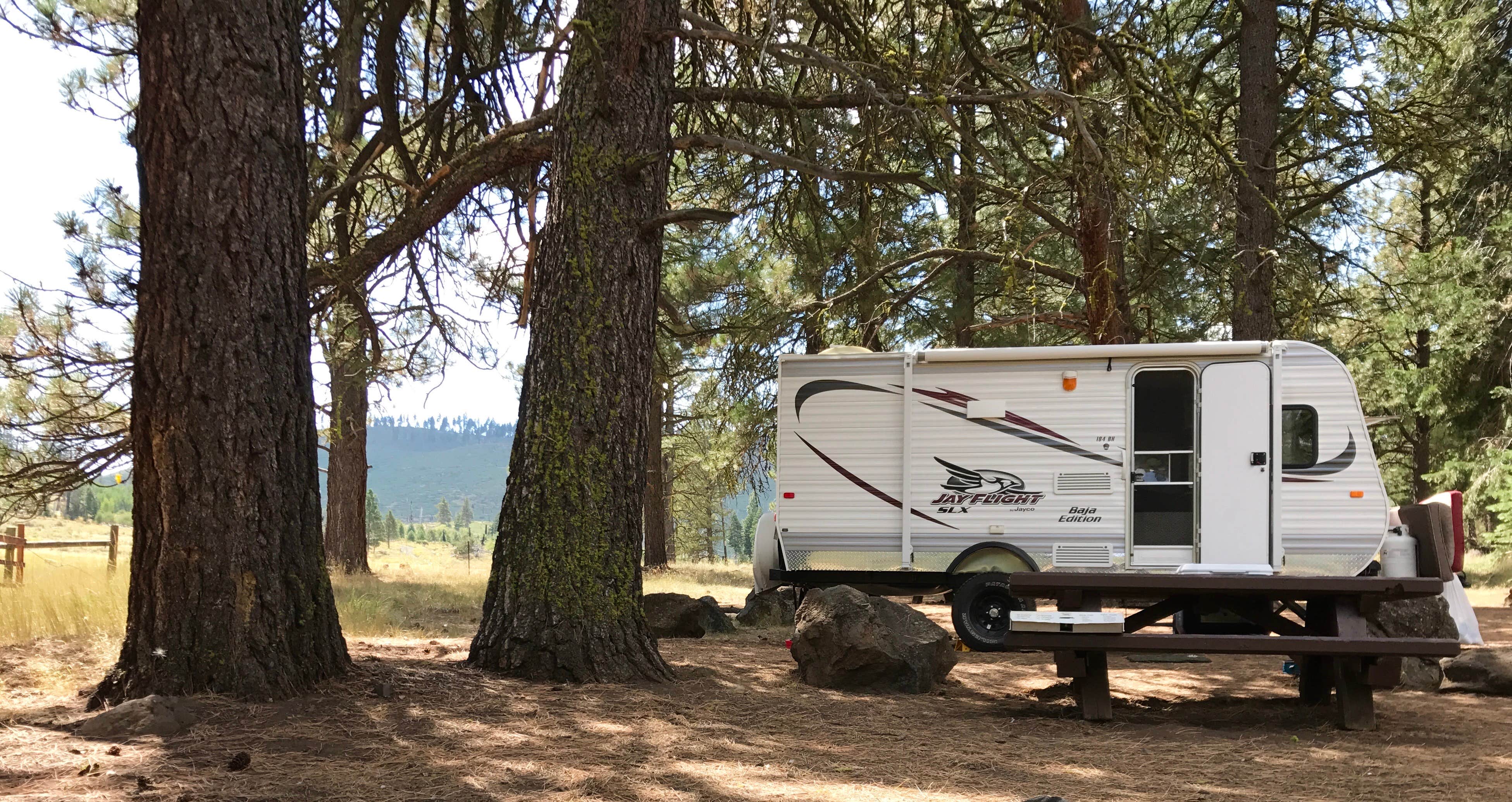 Alison's photo of rv camping at Blue Lake Campground Group Site Modoc Nf (Ca) — Modoc National Forest near Alturas, CA