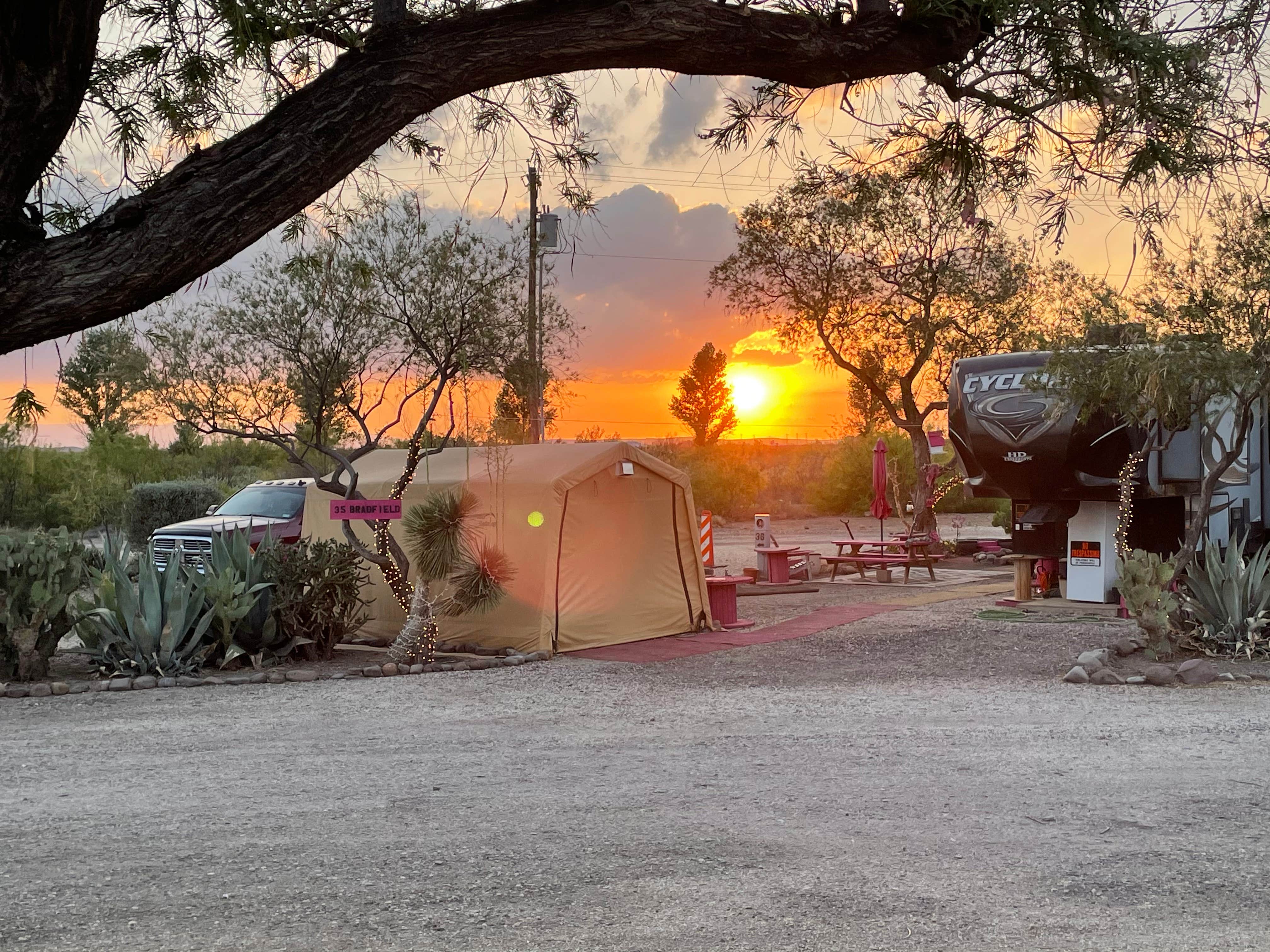 Camper-submitted photo at Saddleback Mountain RV Park near Alpine, TX