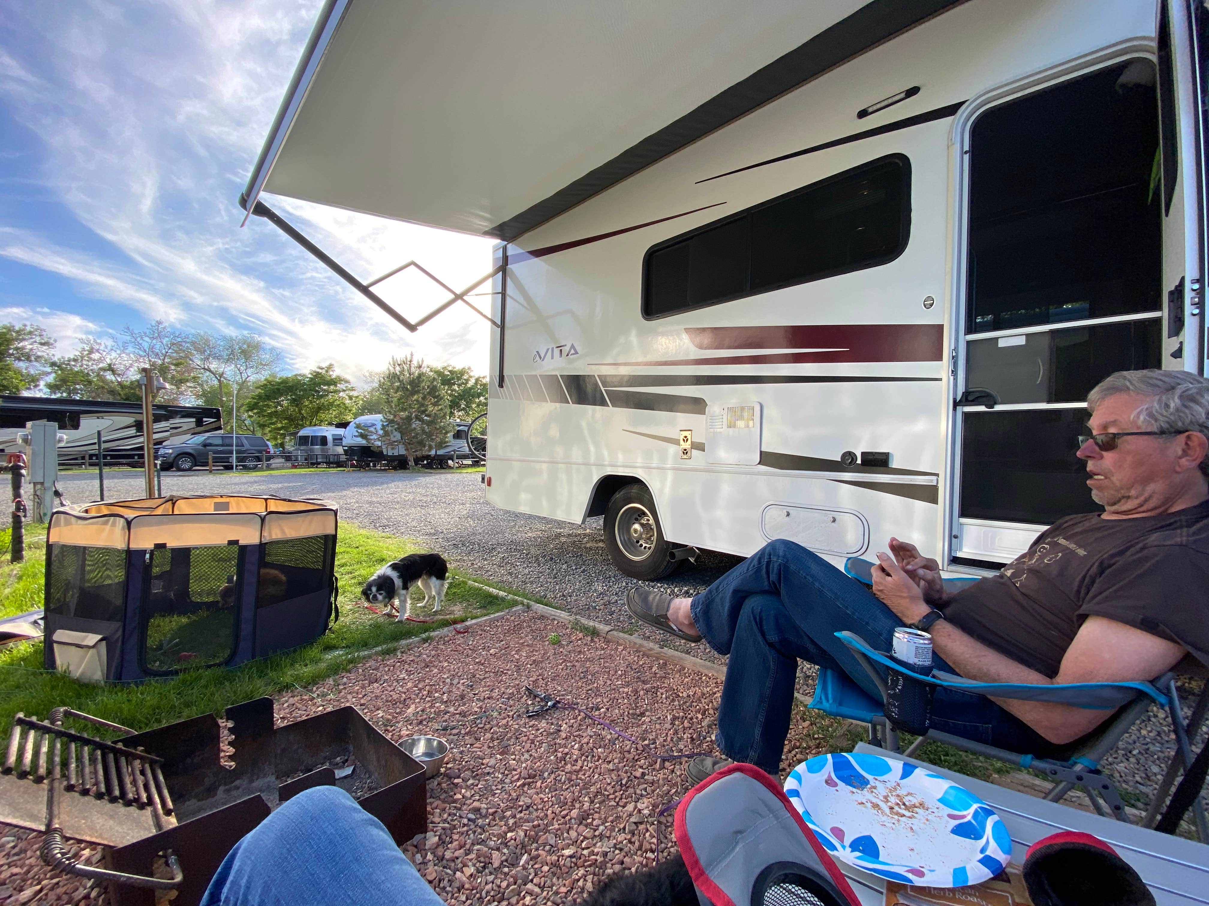 Cindy & Dave W.'s photo of camping with pets at Grand Junction KOA near Palisade, CO