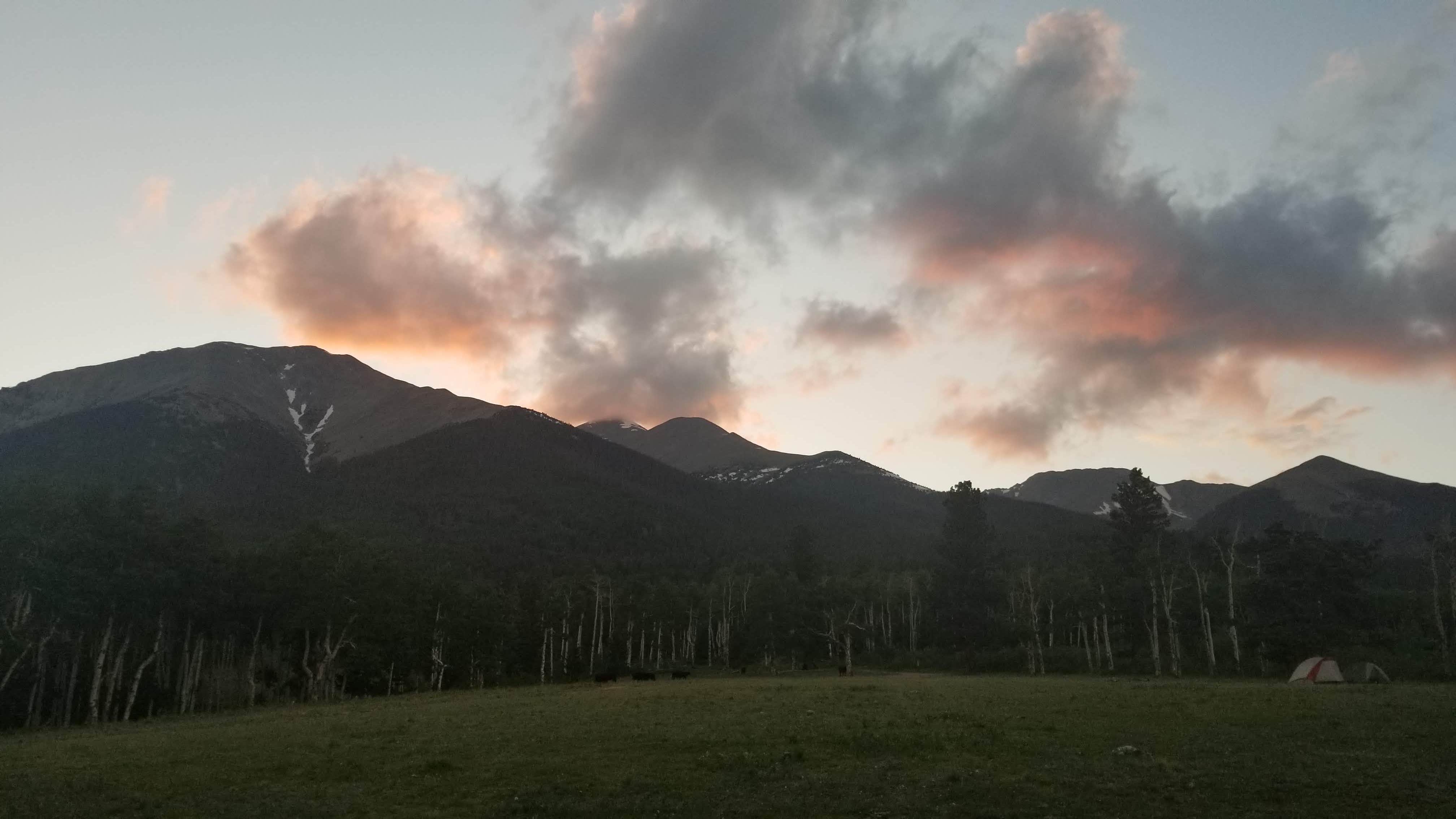 Marcus F.'s photo of a dispersed camping area at Mount Shavano Dispersed Camping near Howard, CO